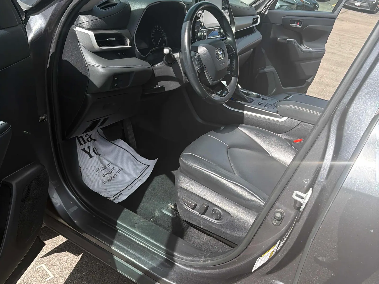 Interior driver side
