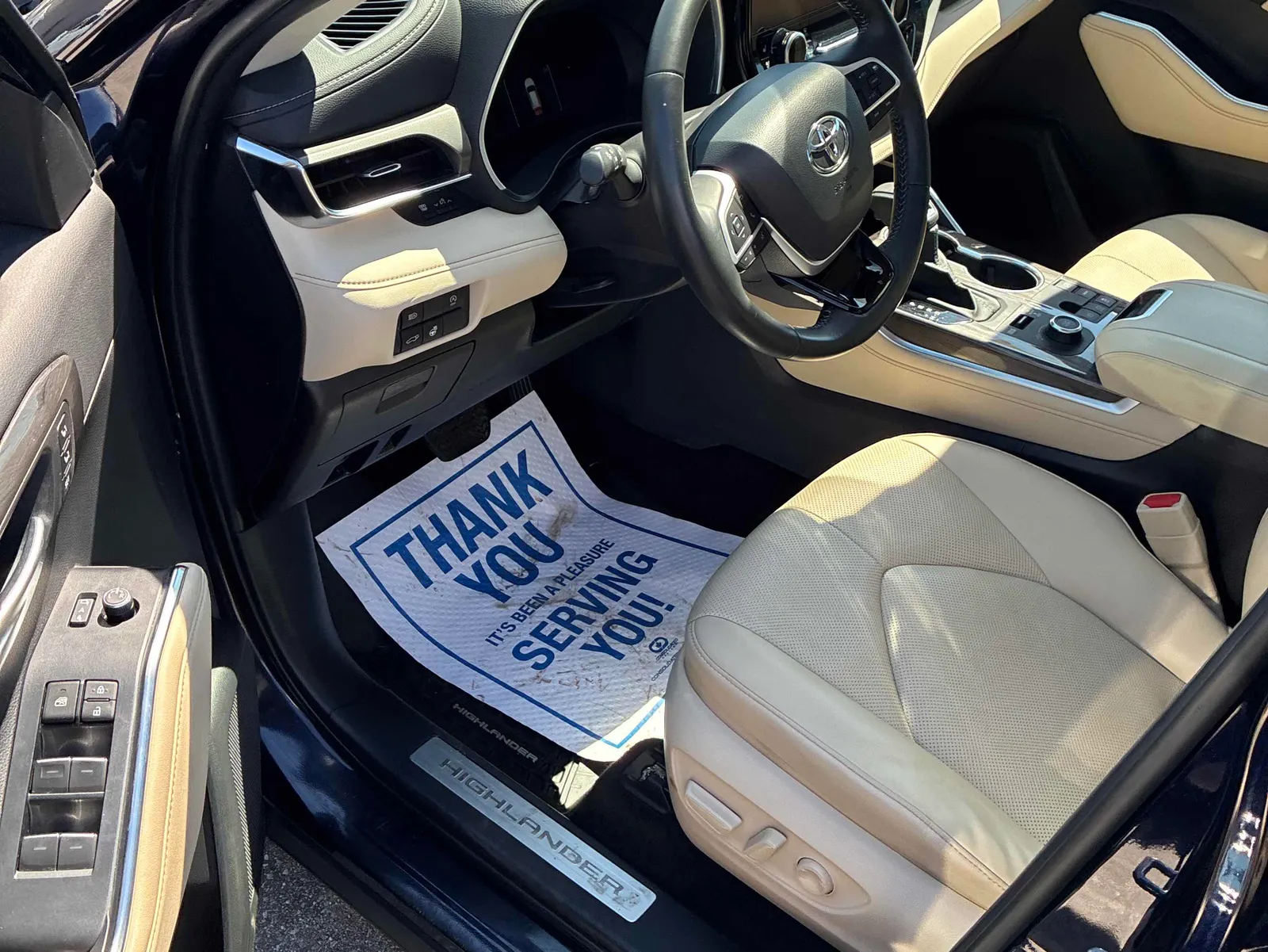 Interior driver side