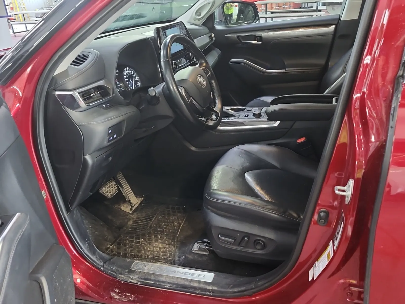 Interior driver side