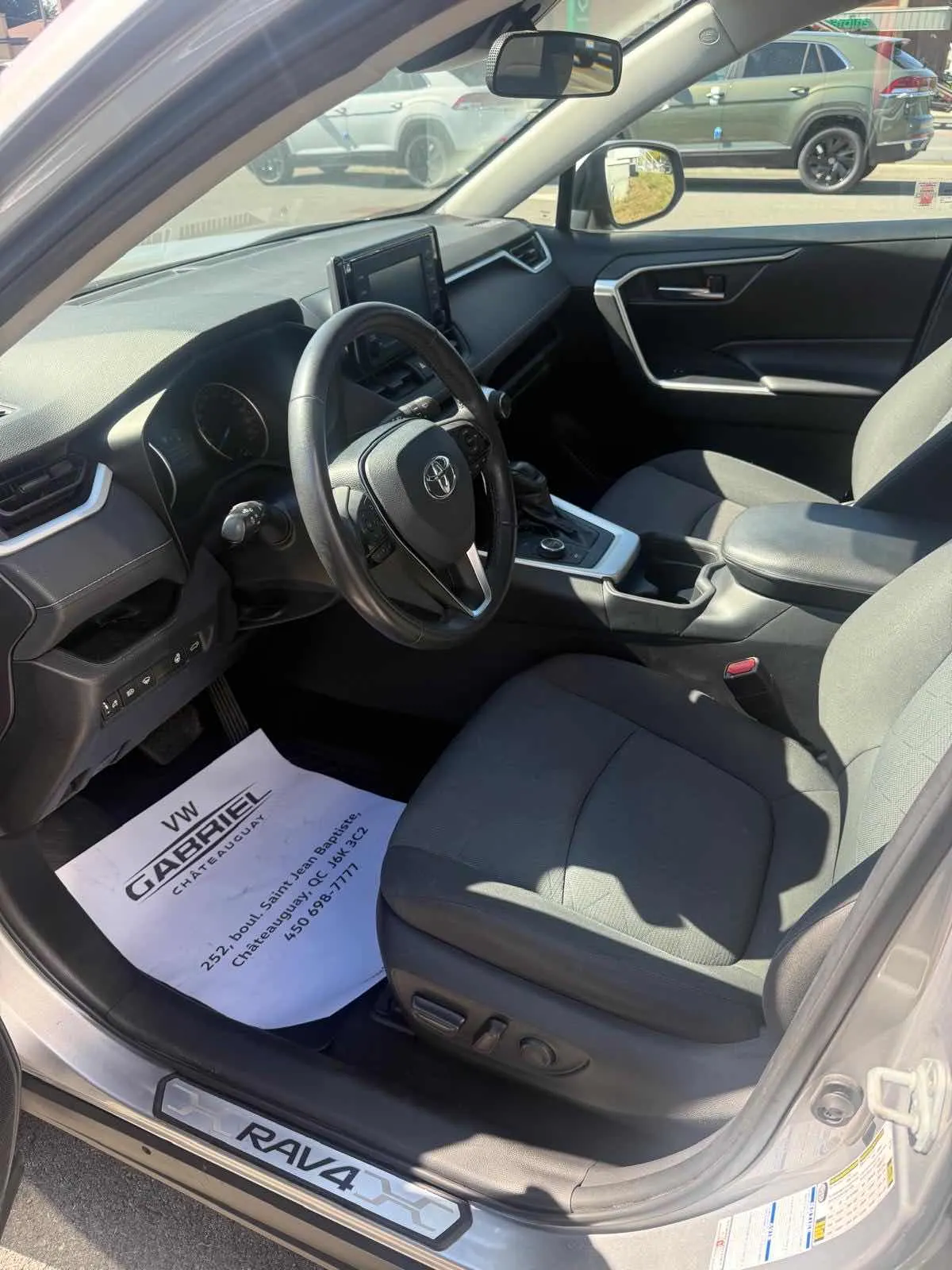 Interior driver side