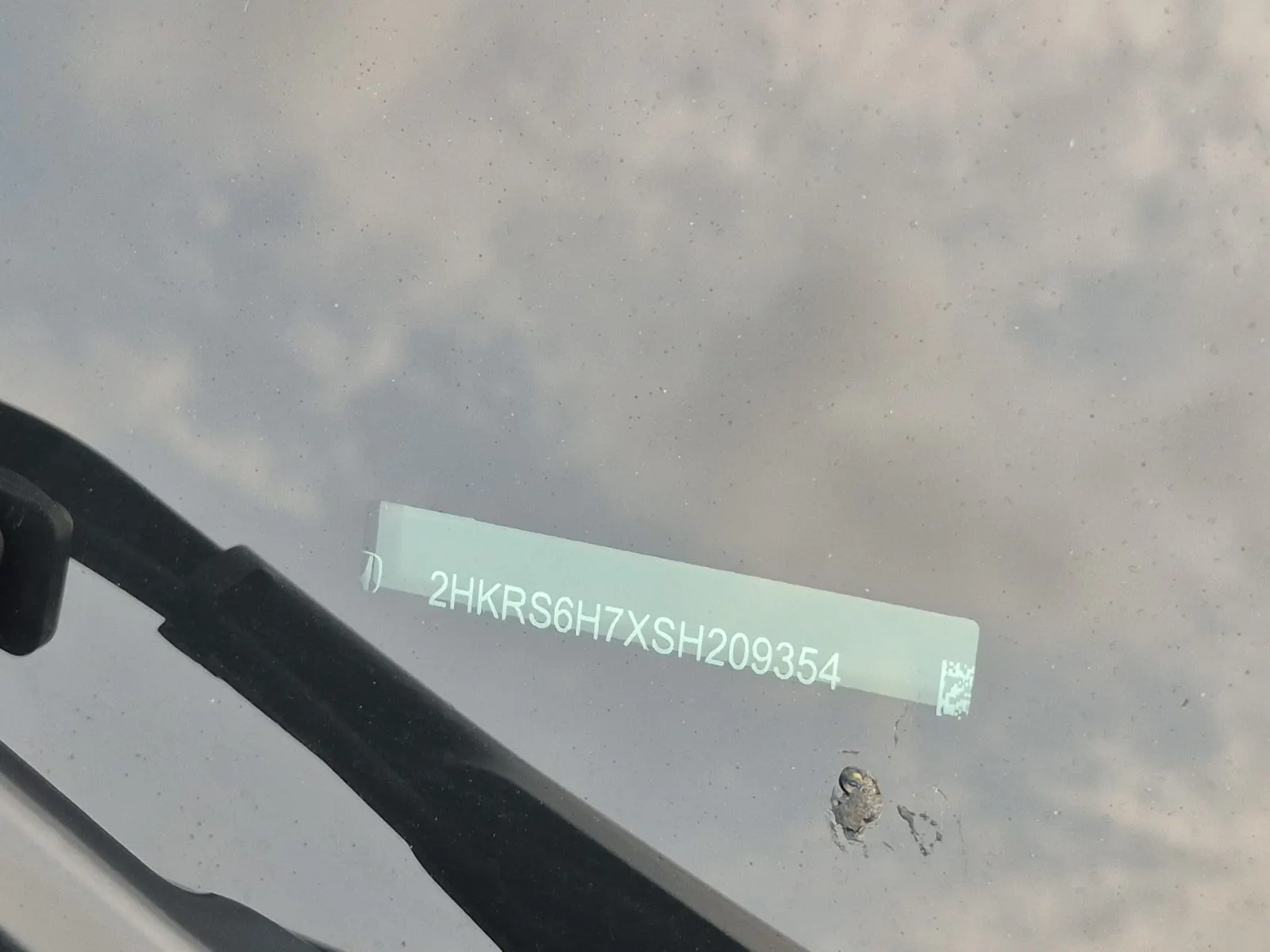 Dash VIN Plate Photo