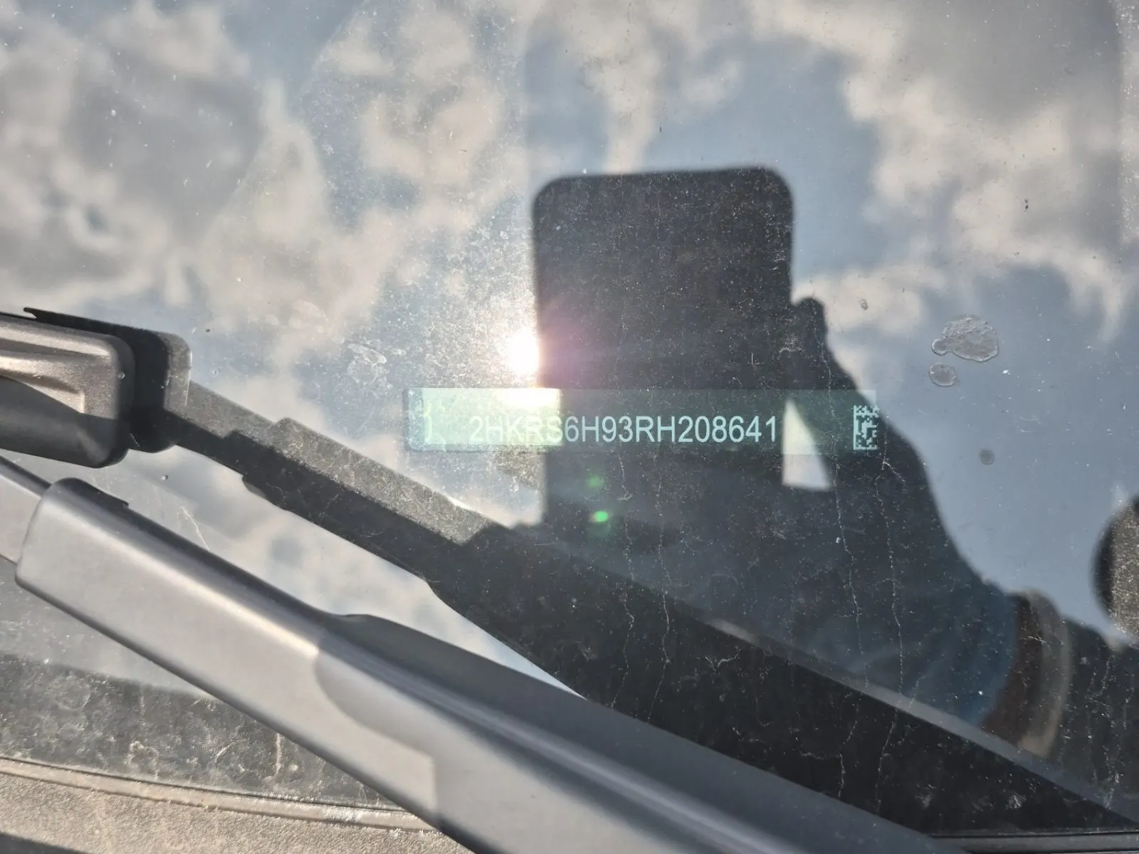 Dash VIN Plate Photo