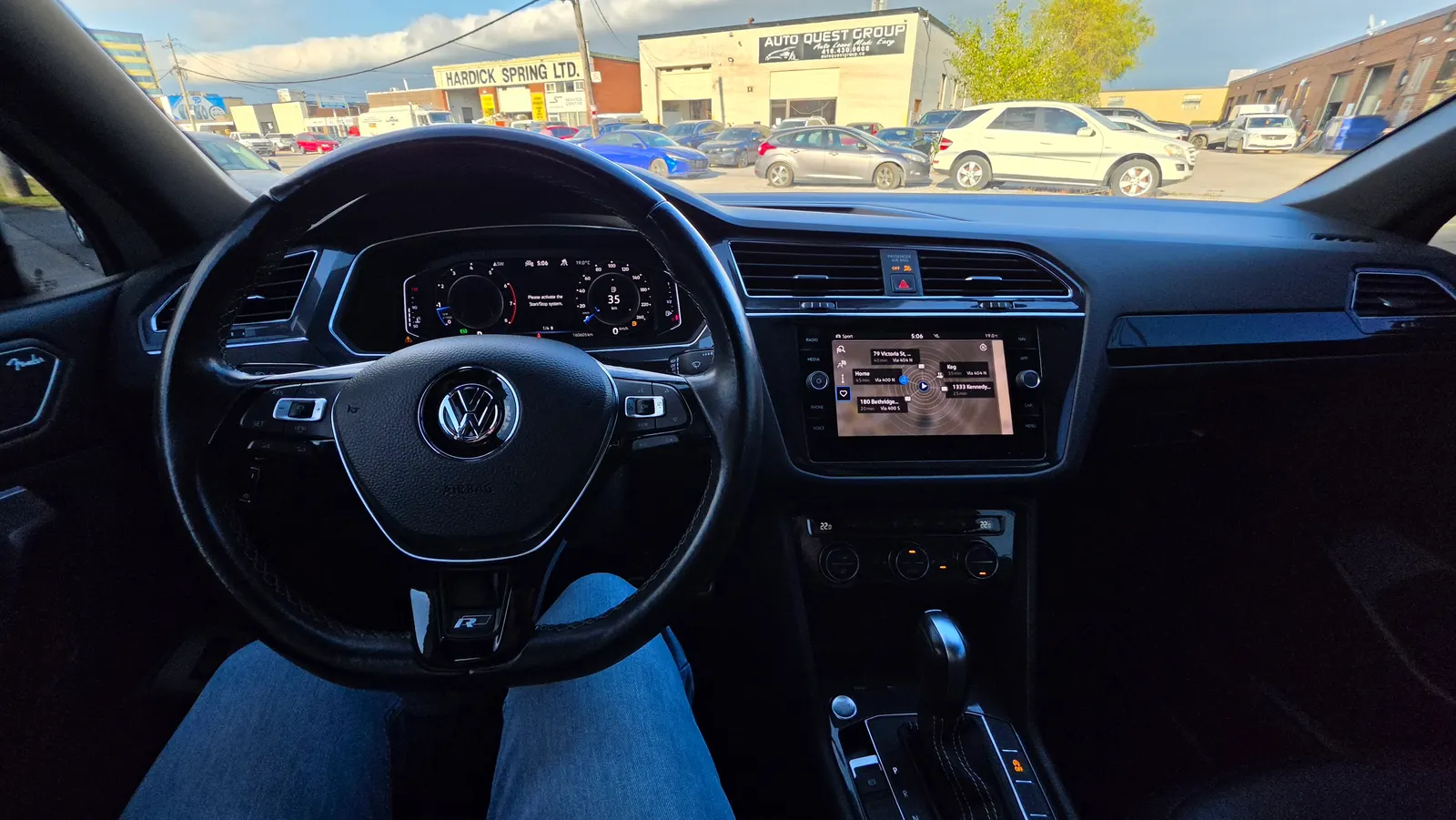 Interior driver side