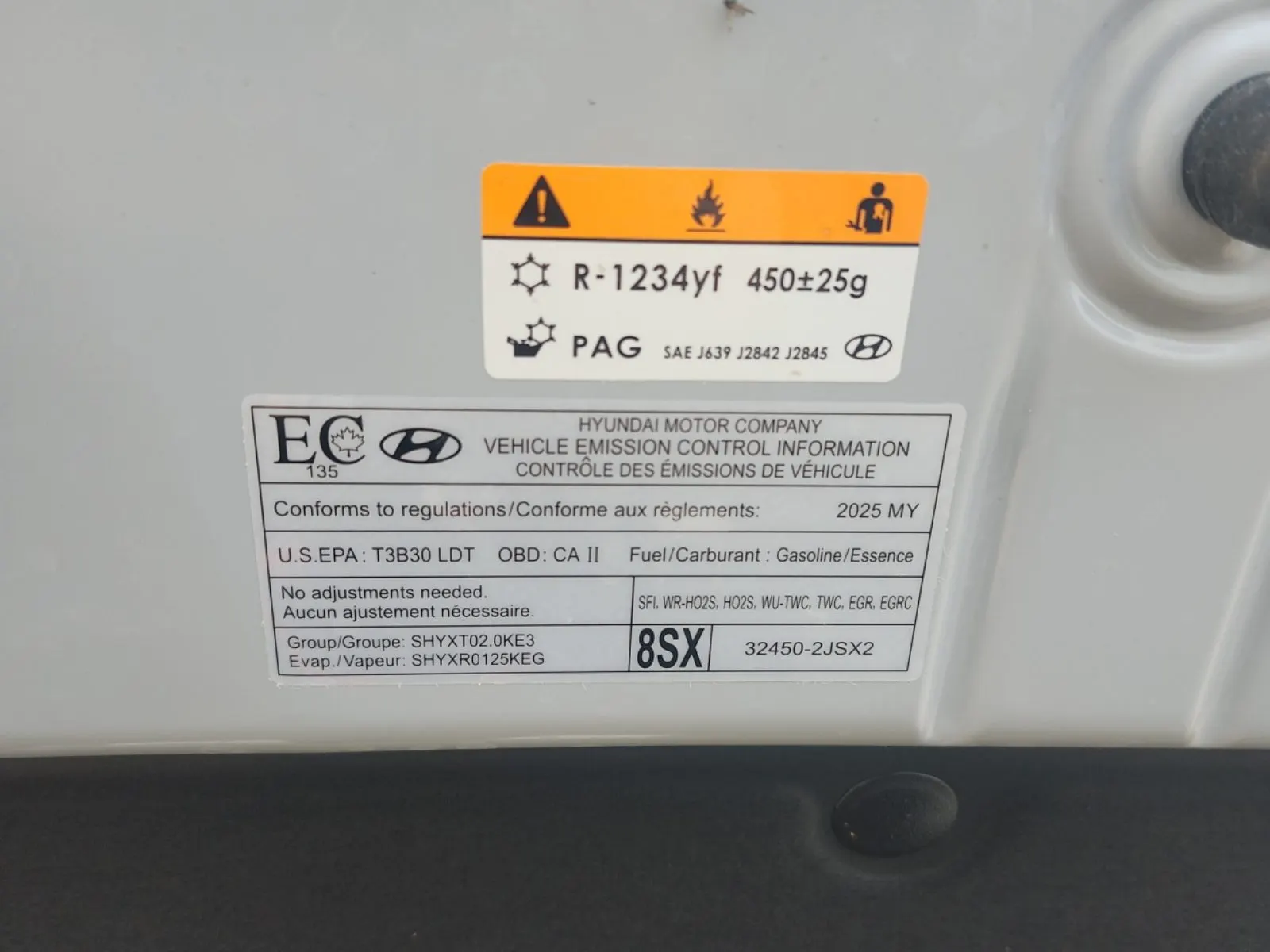 Emission Sticker Photo