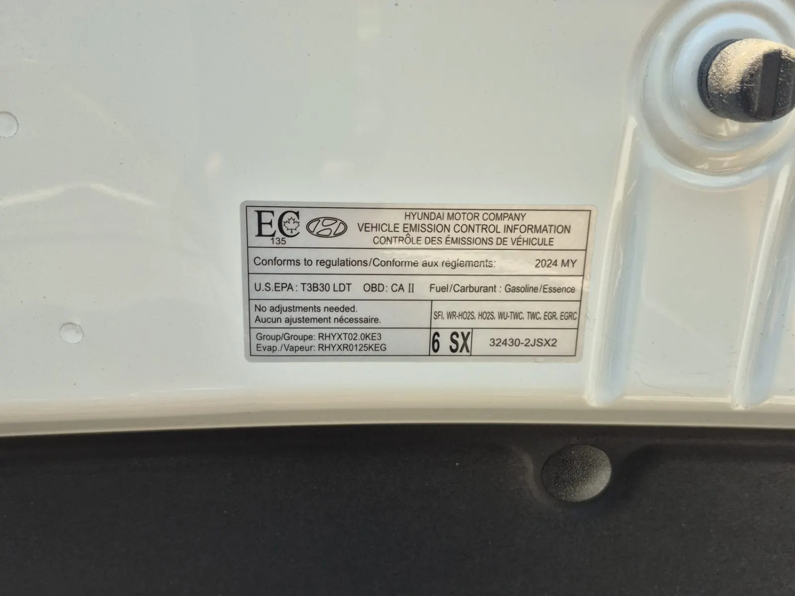 Emission Sticker Photo