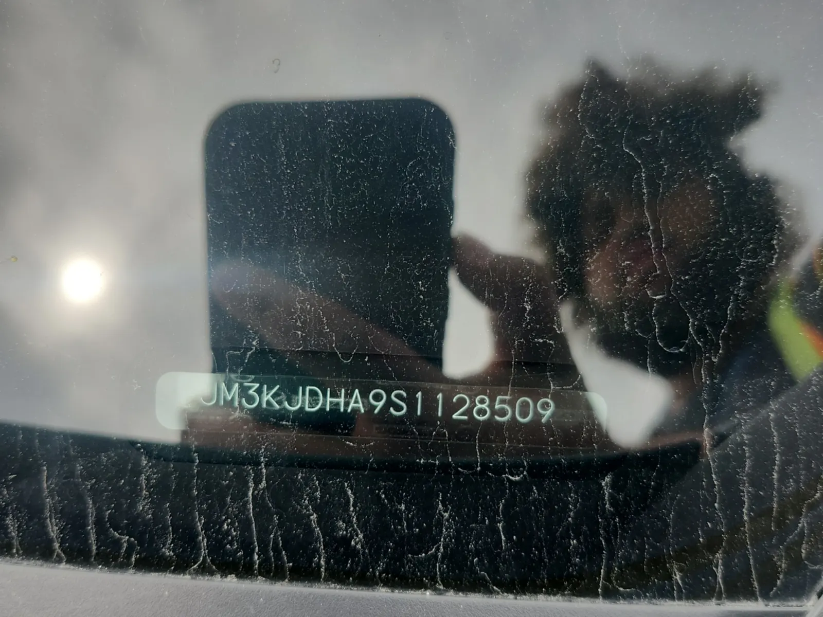 Dash VIN Plate Photo