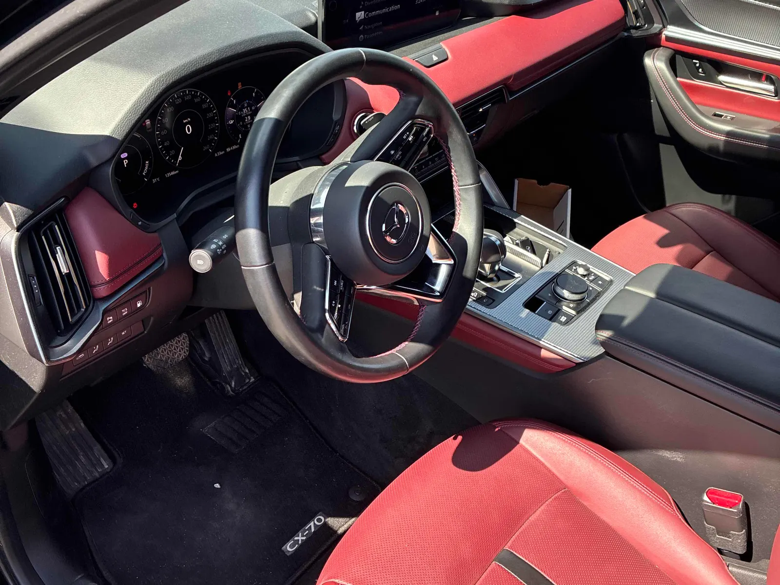 Interior driver side