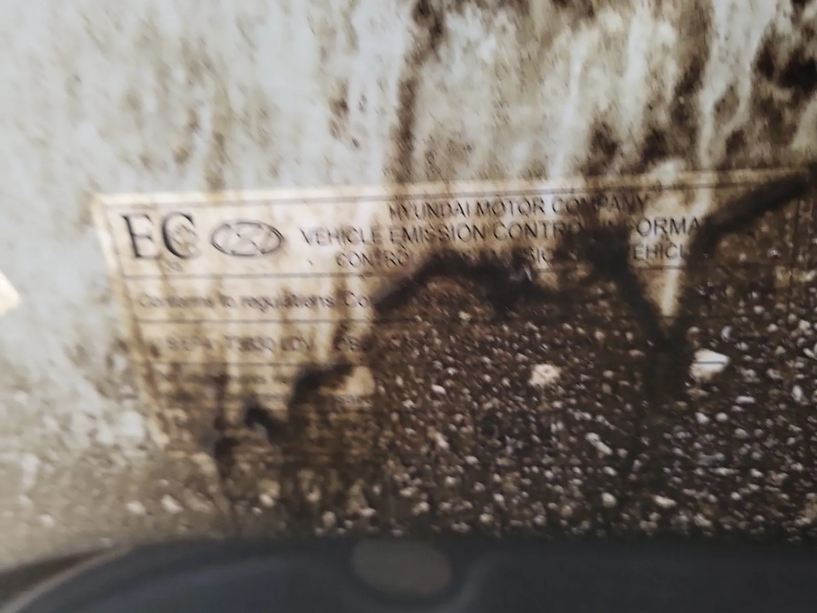 Emission Sticker Photo