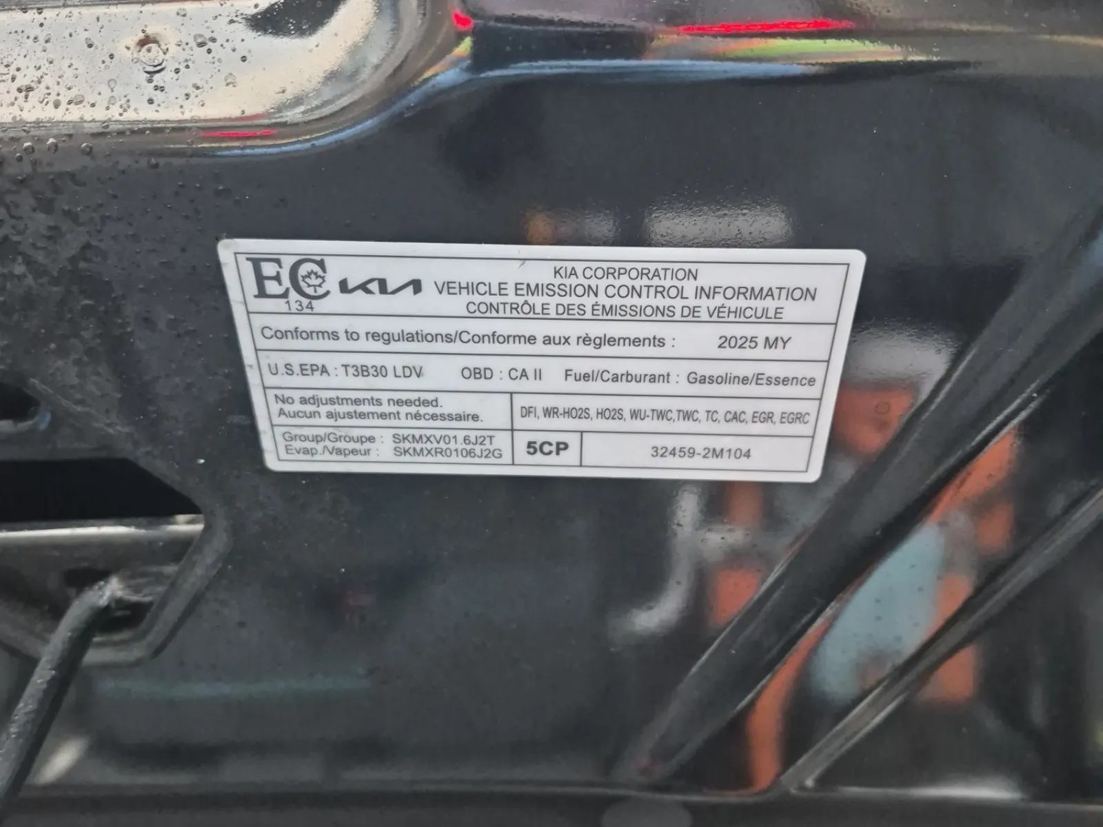 Emission Sticker Photo