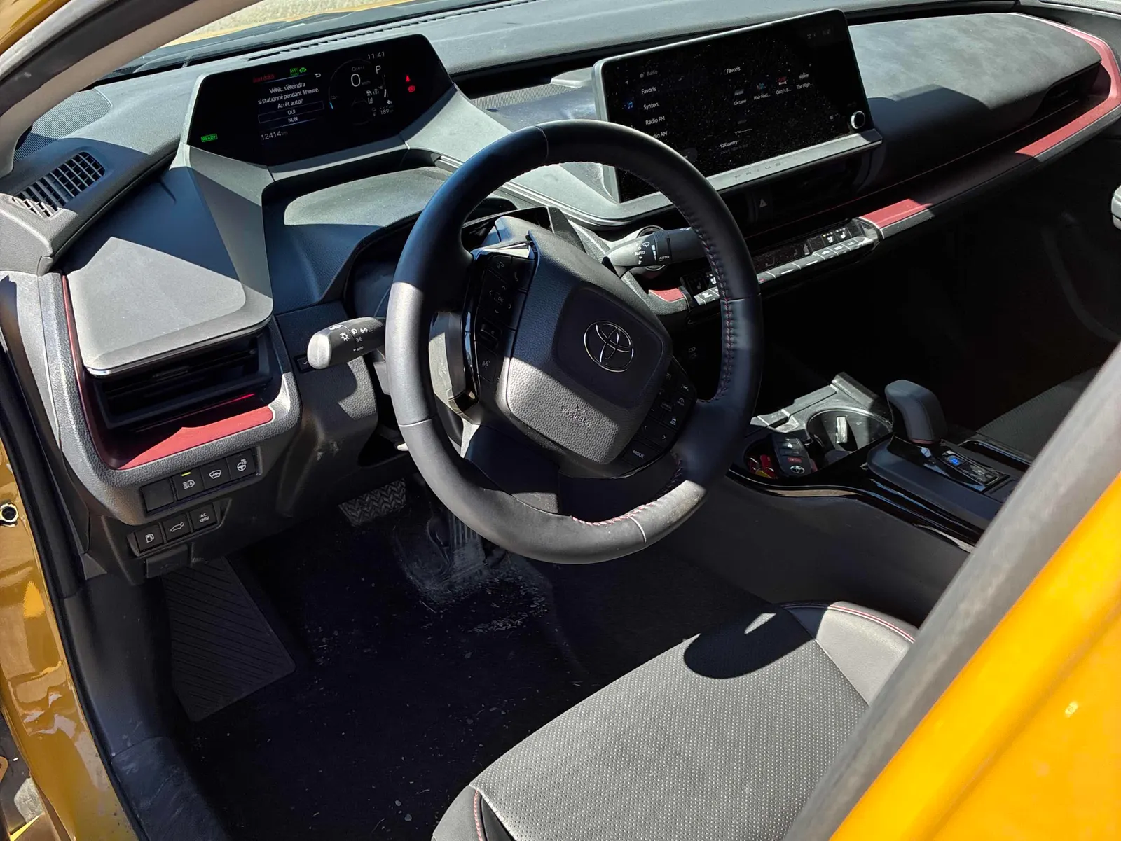 Interior driver side