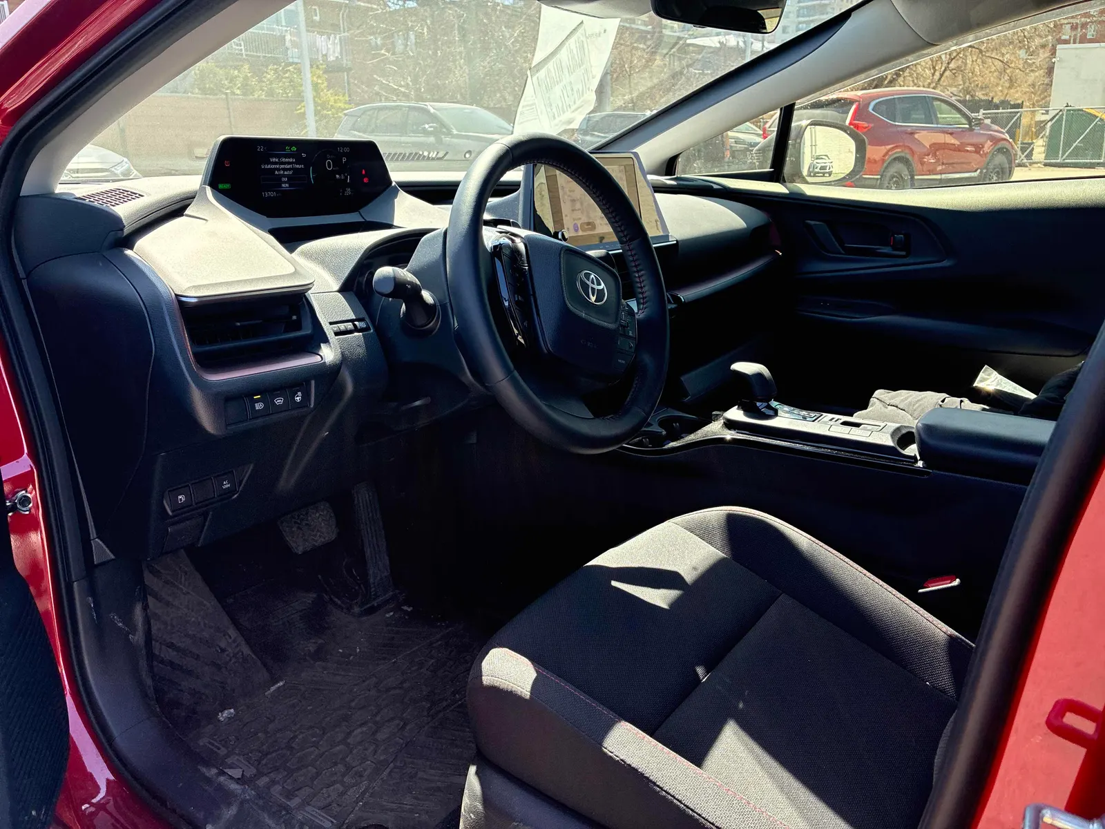 Interior driver side