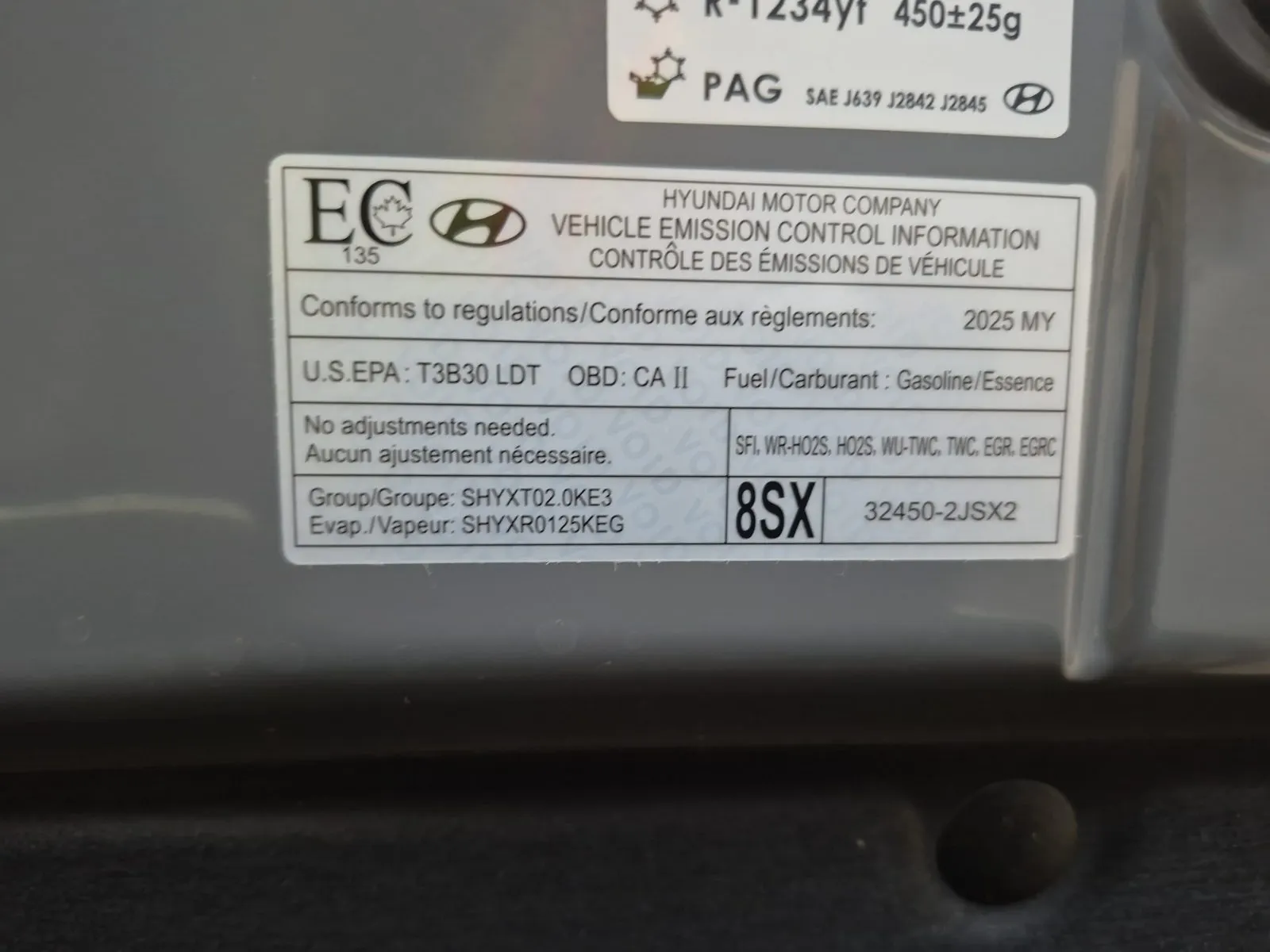 Emission Sticker Photo