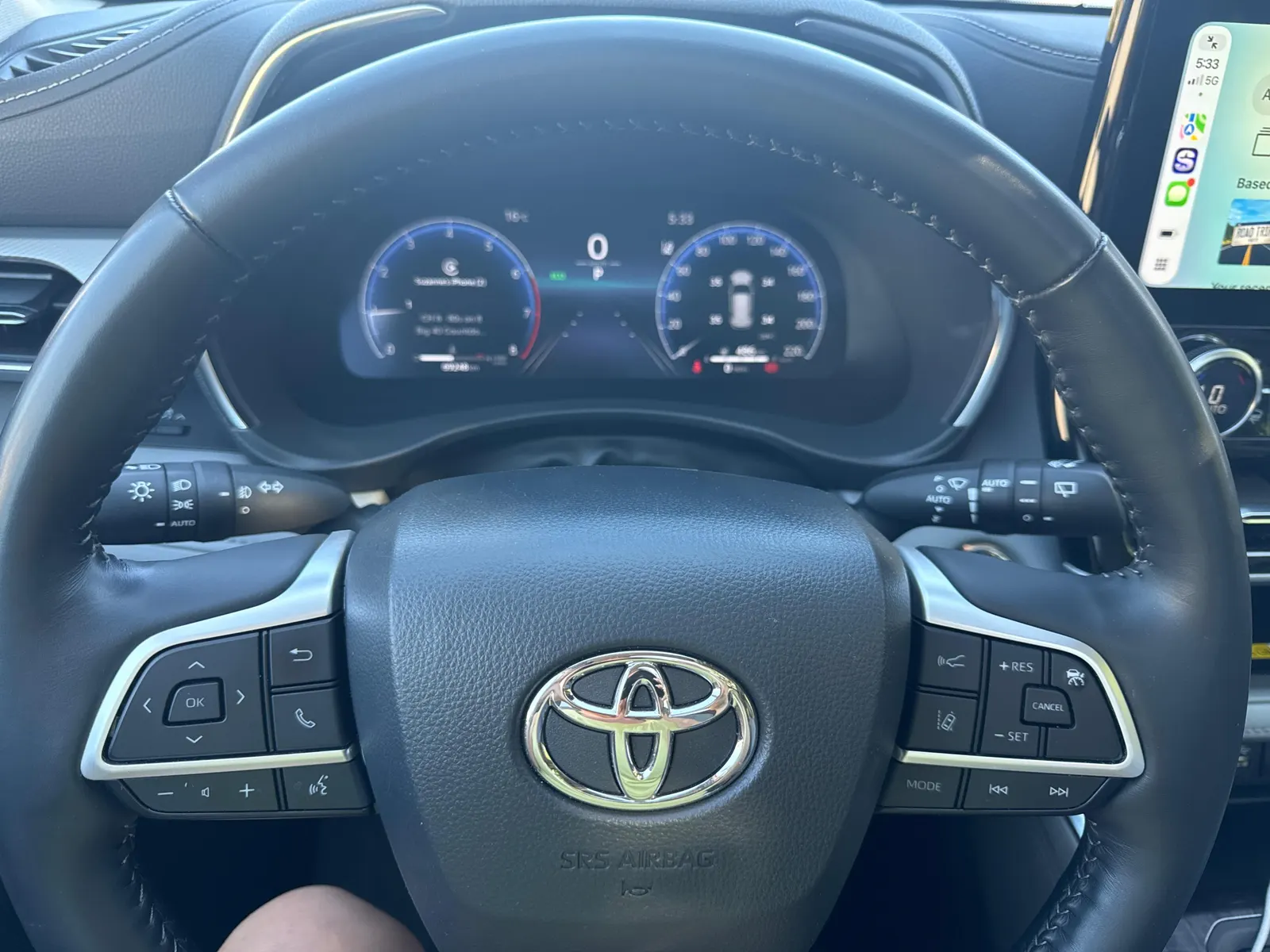 Interior driver side