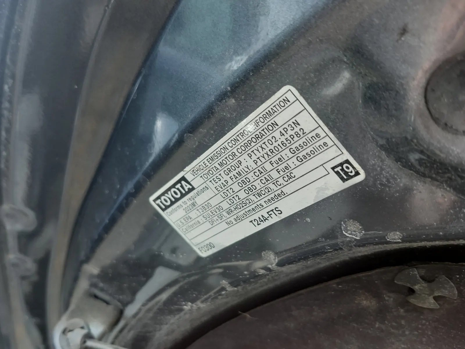 Emission Sticker Photo