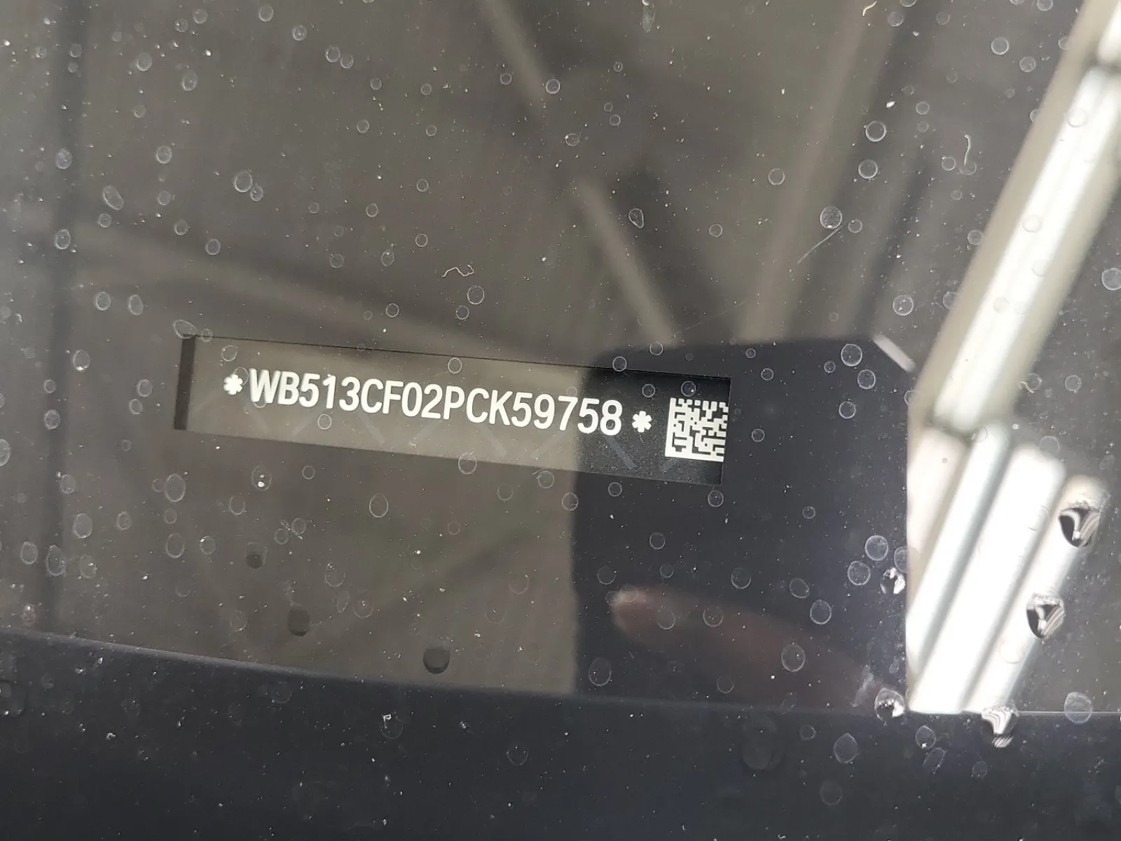 VIN Sticker Photo