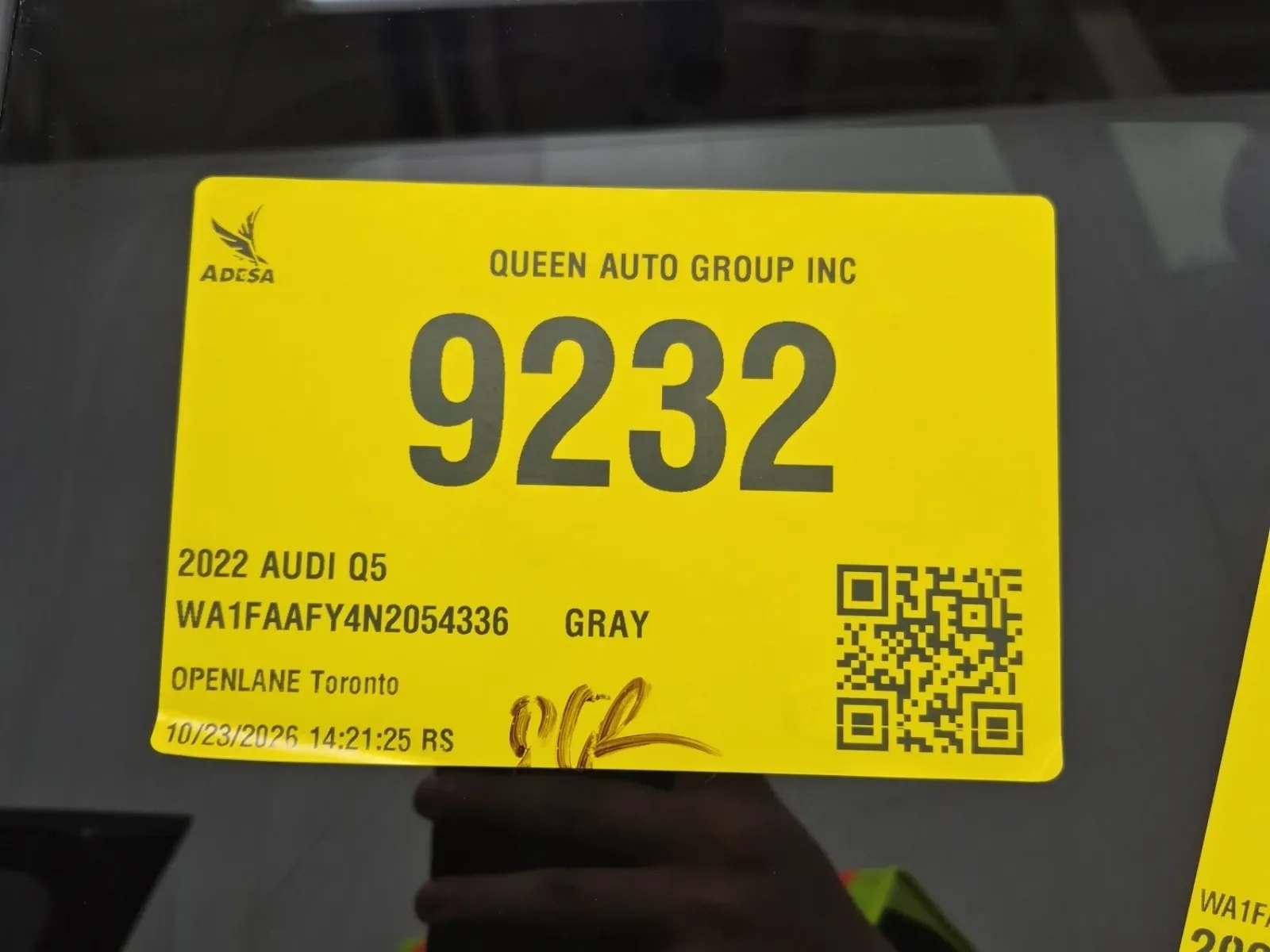 Inventory Label Photo