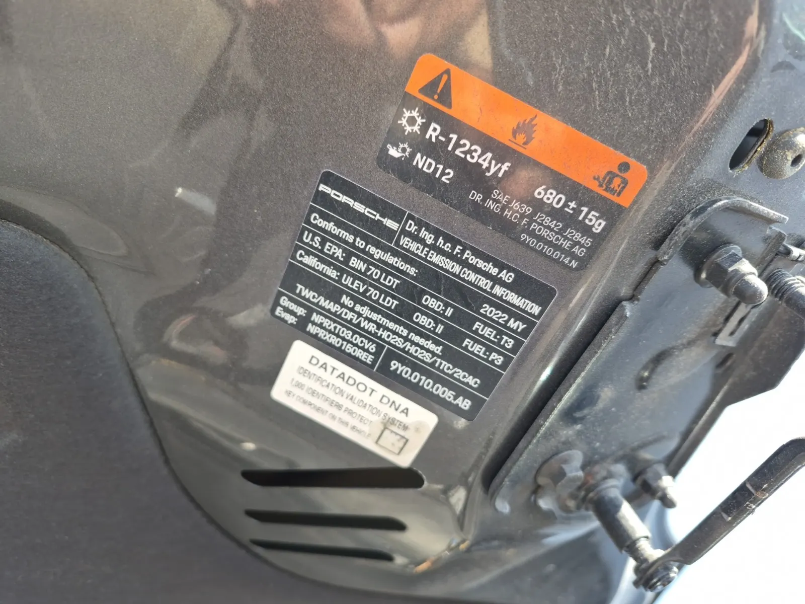 Emission Sticker Photo