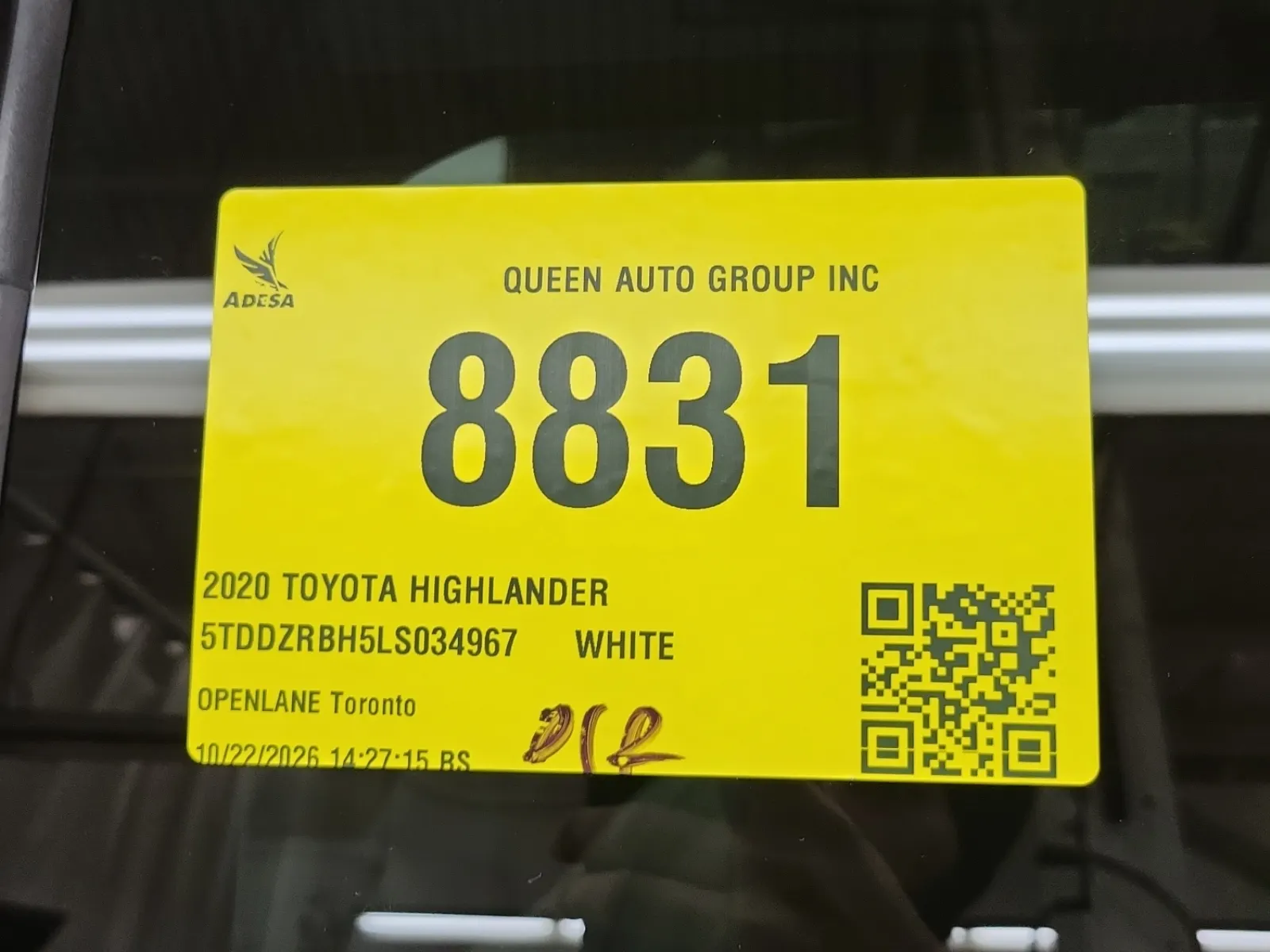 Inventory Label Photo