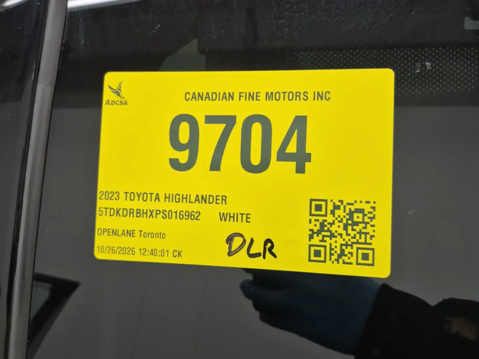 Inventory Label Photo