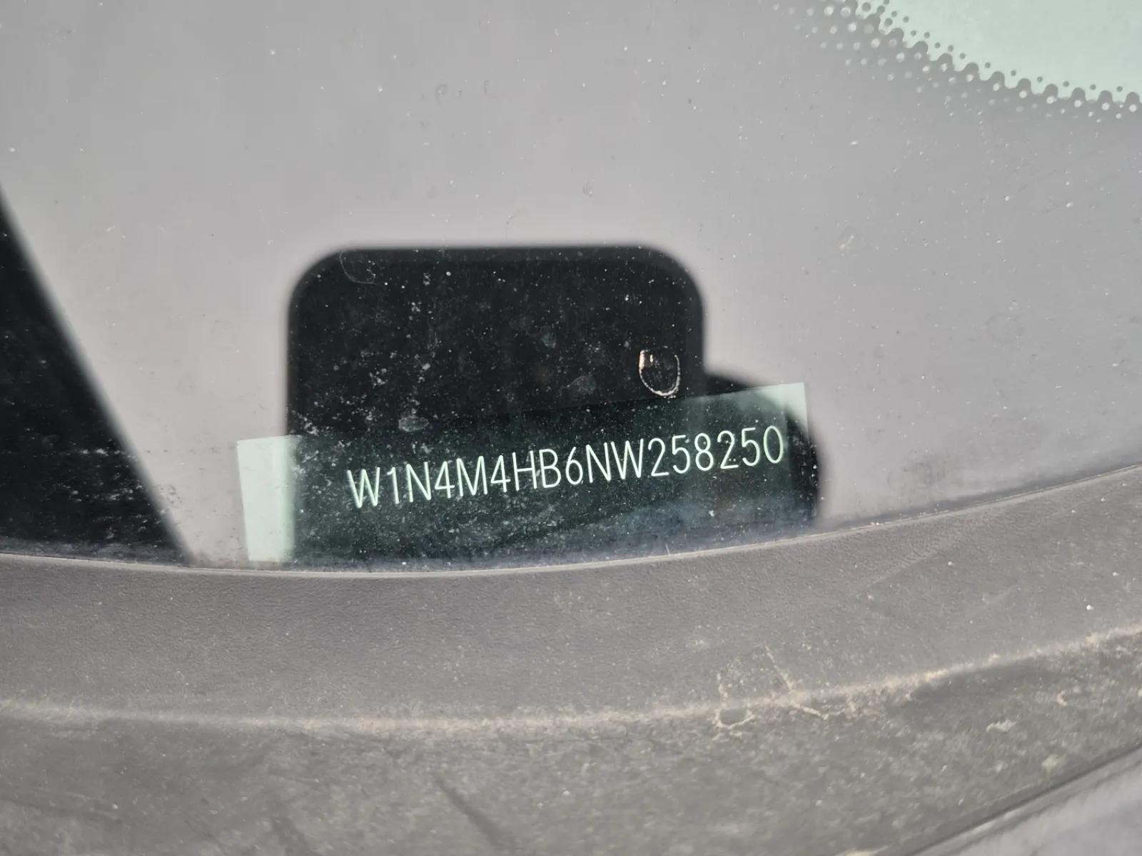 Dash VIN Plate Photo