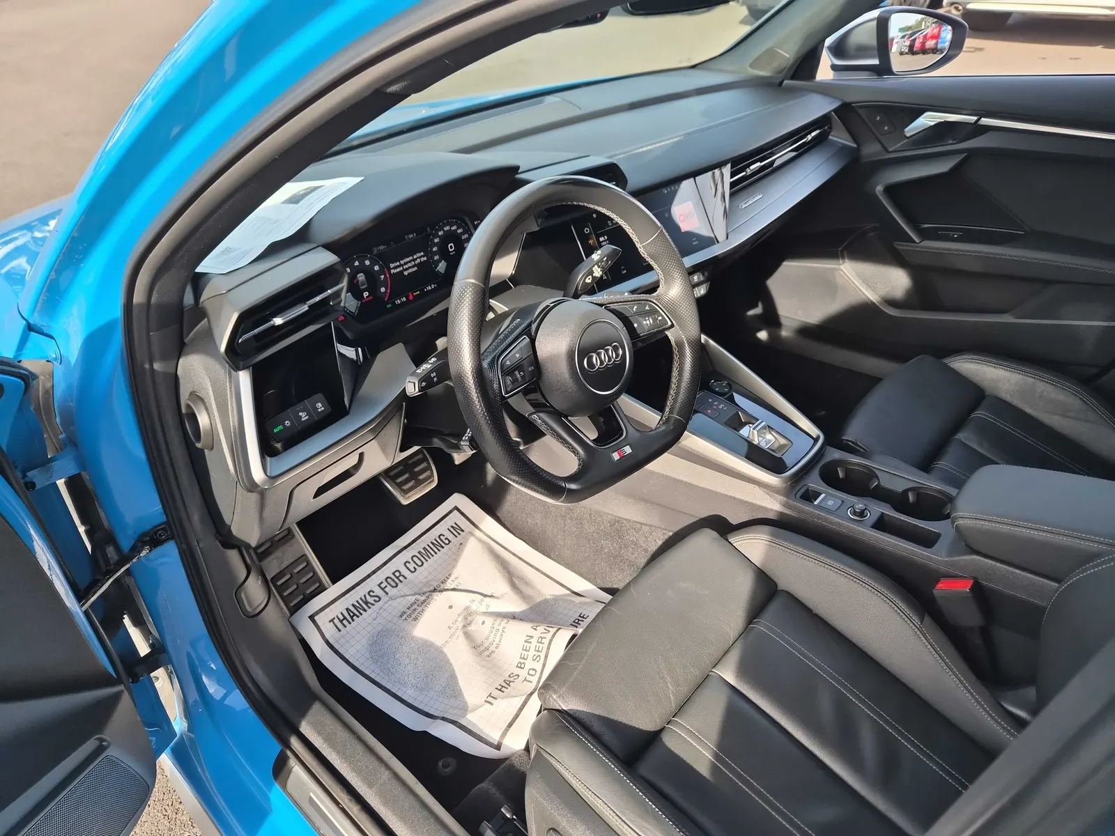 Interior driver side