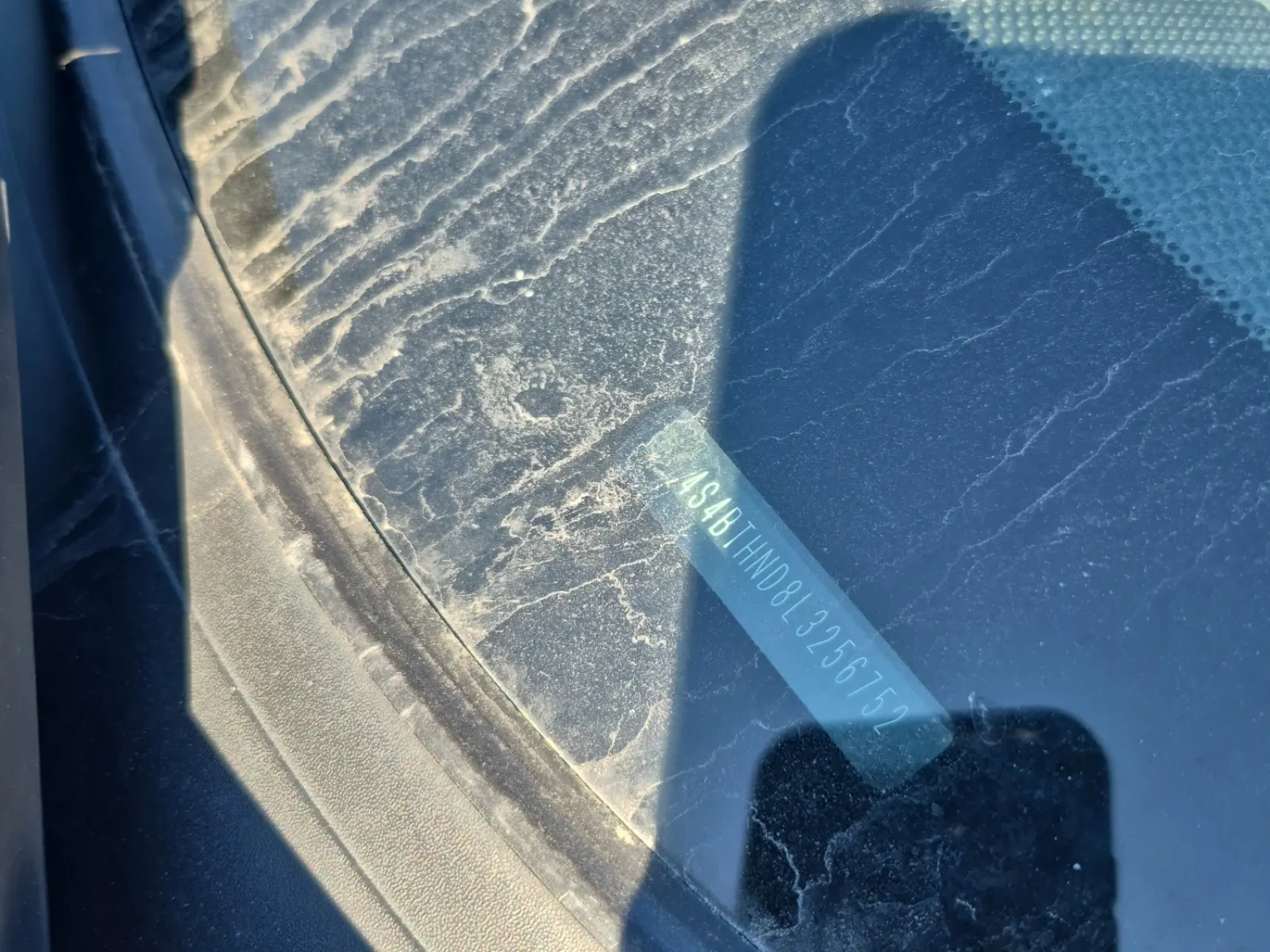 Dash VIN Plate Photo