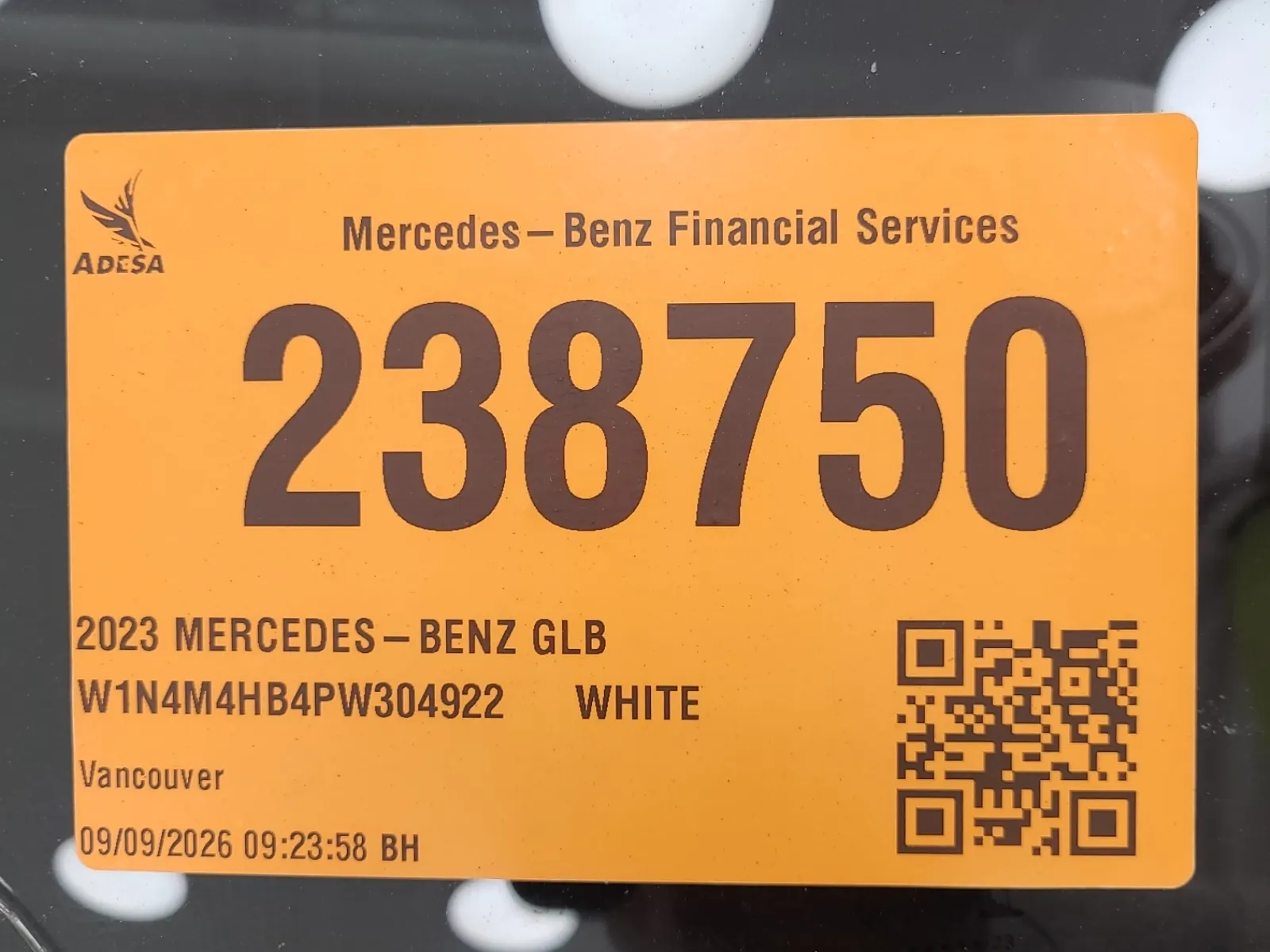 Inventory Label Photo