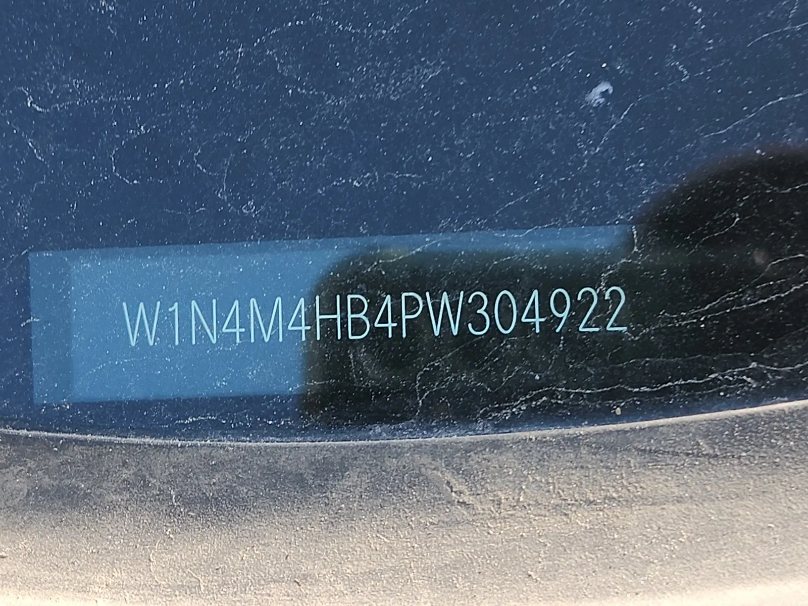Dash VIN Plate Photo