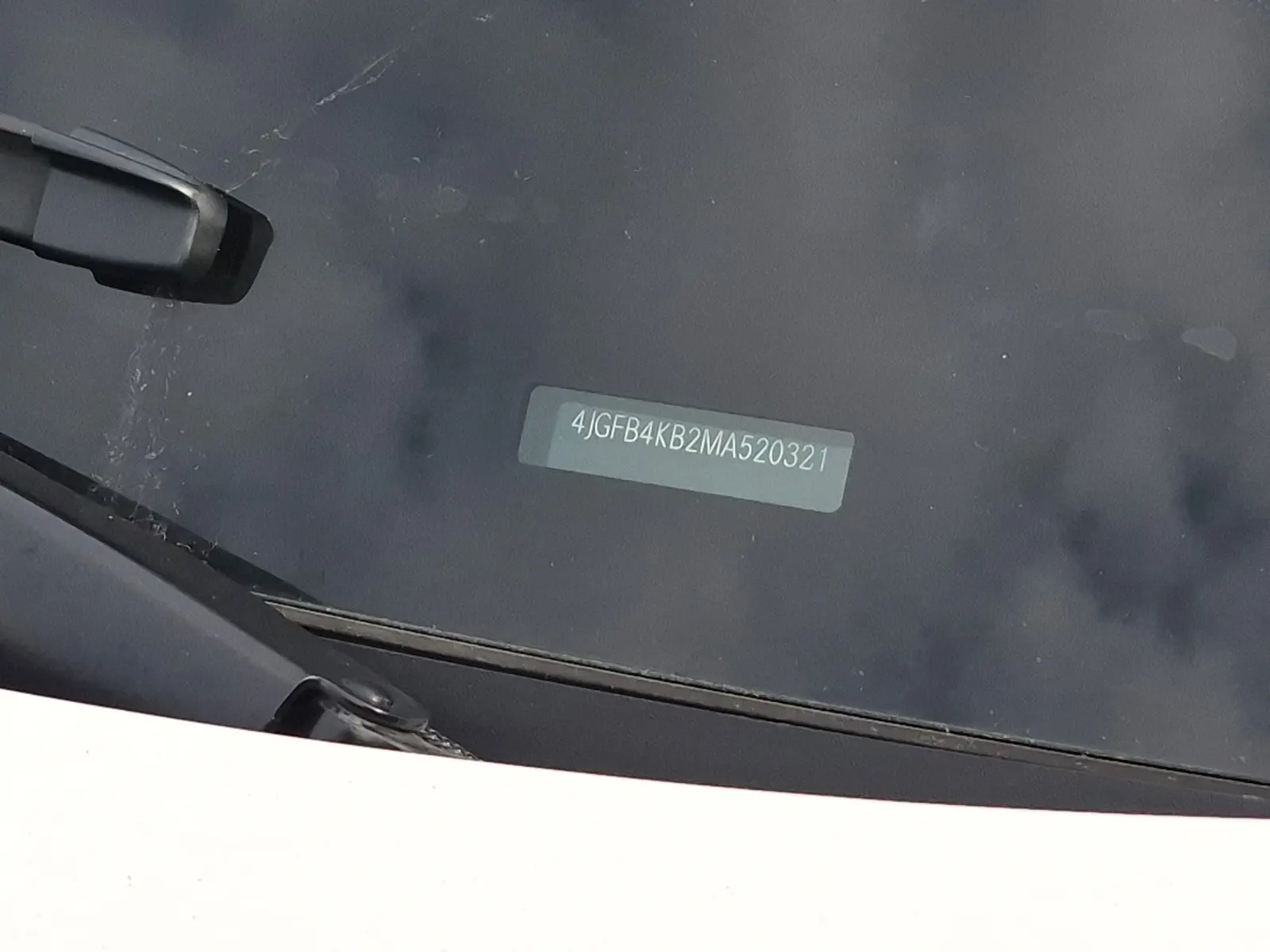 Dash VIN Plate Photo
