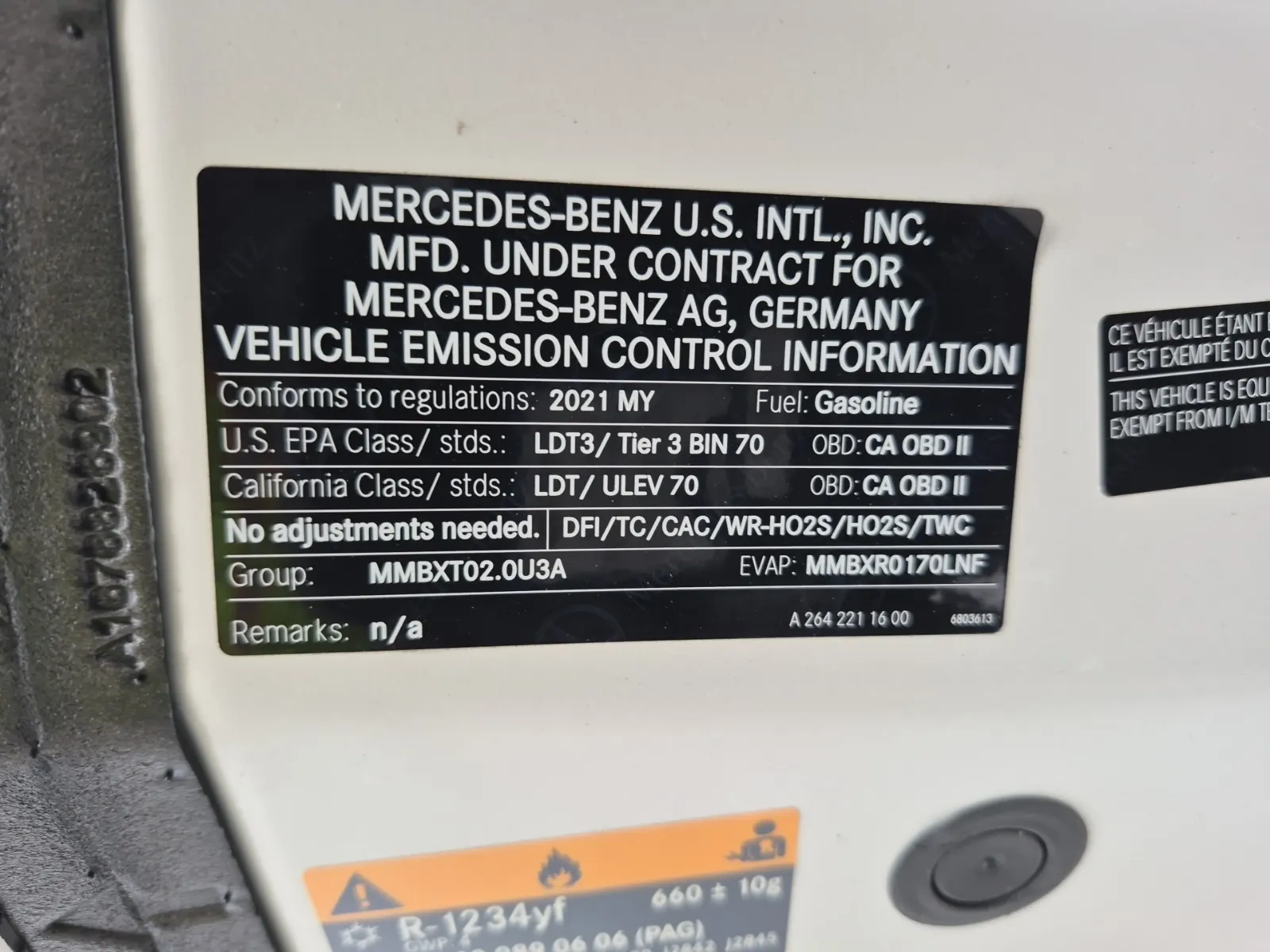 Emission Sticker Photo