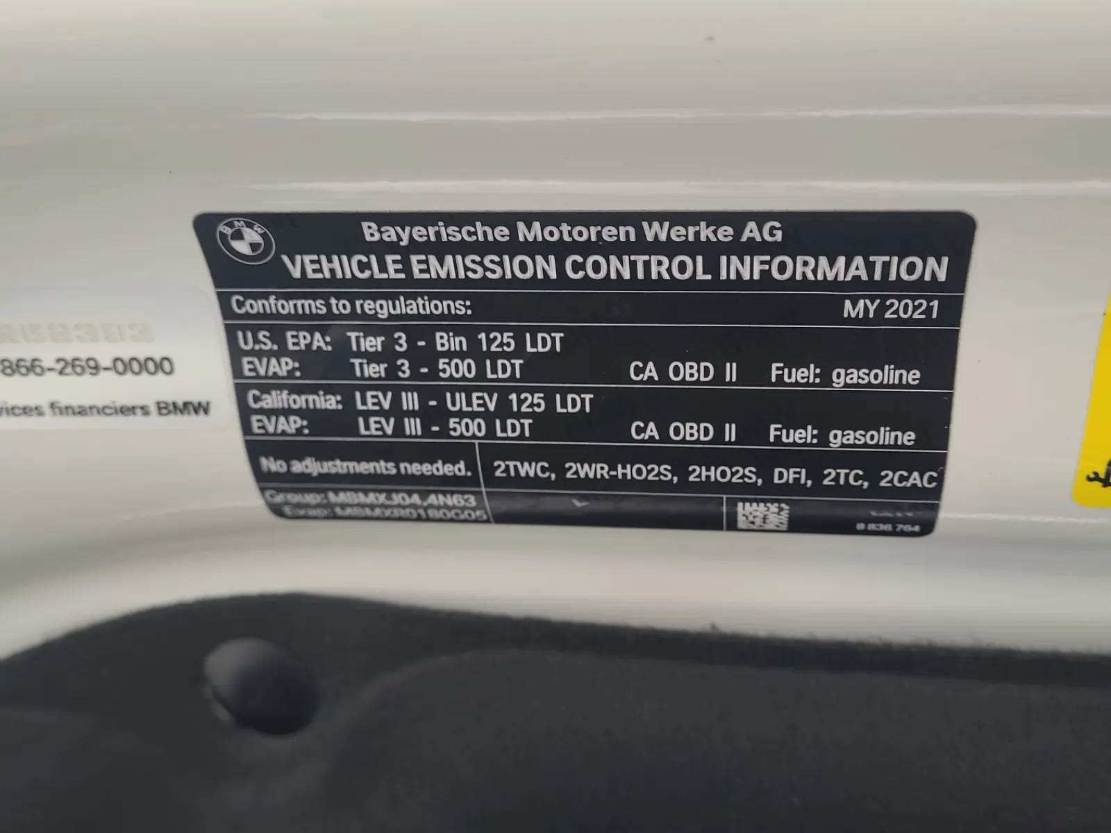 Emission Sticker Photo