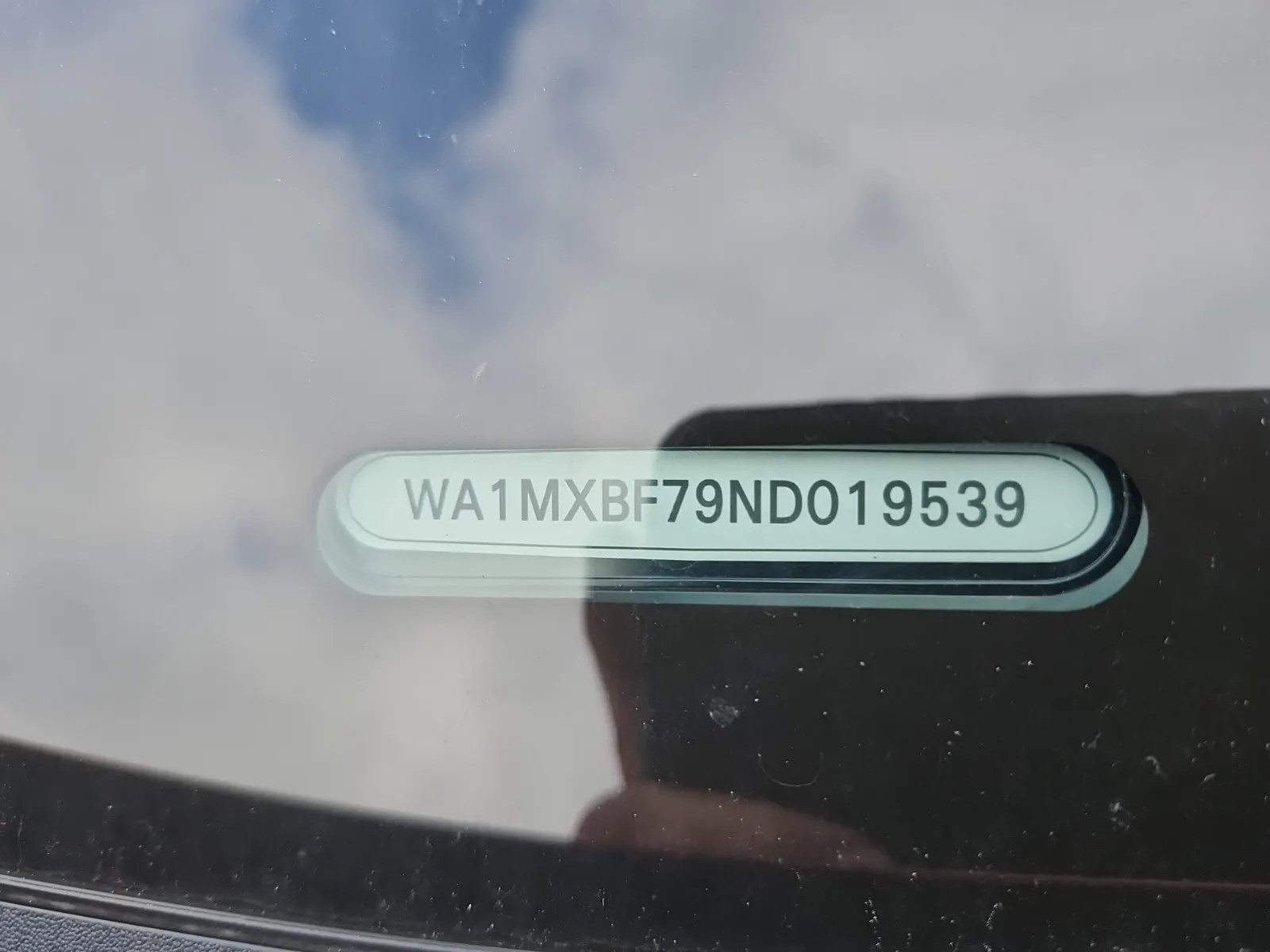 Dash VIN Plate Photo