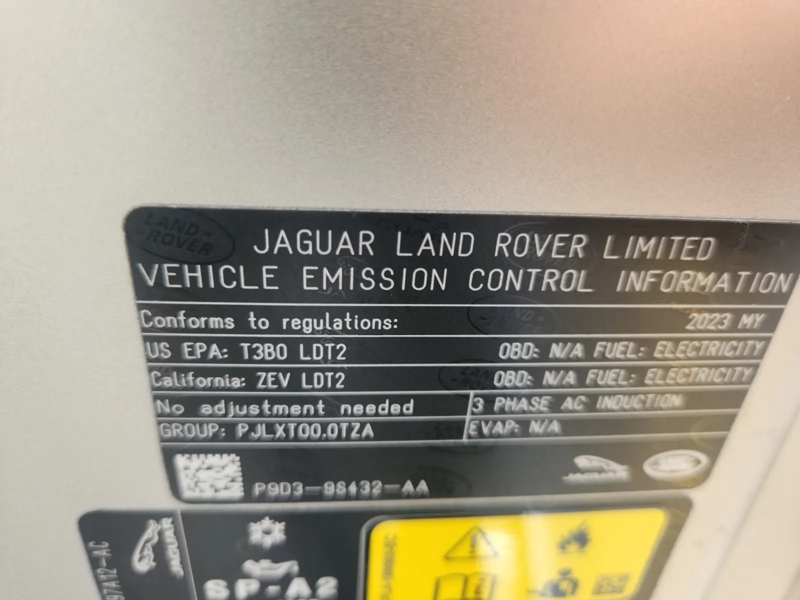 Emission Sticker Photo