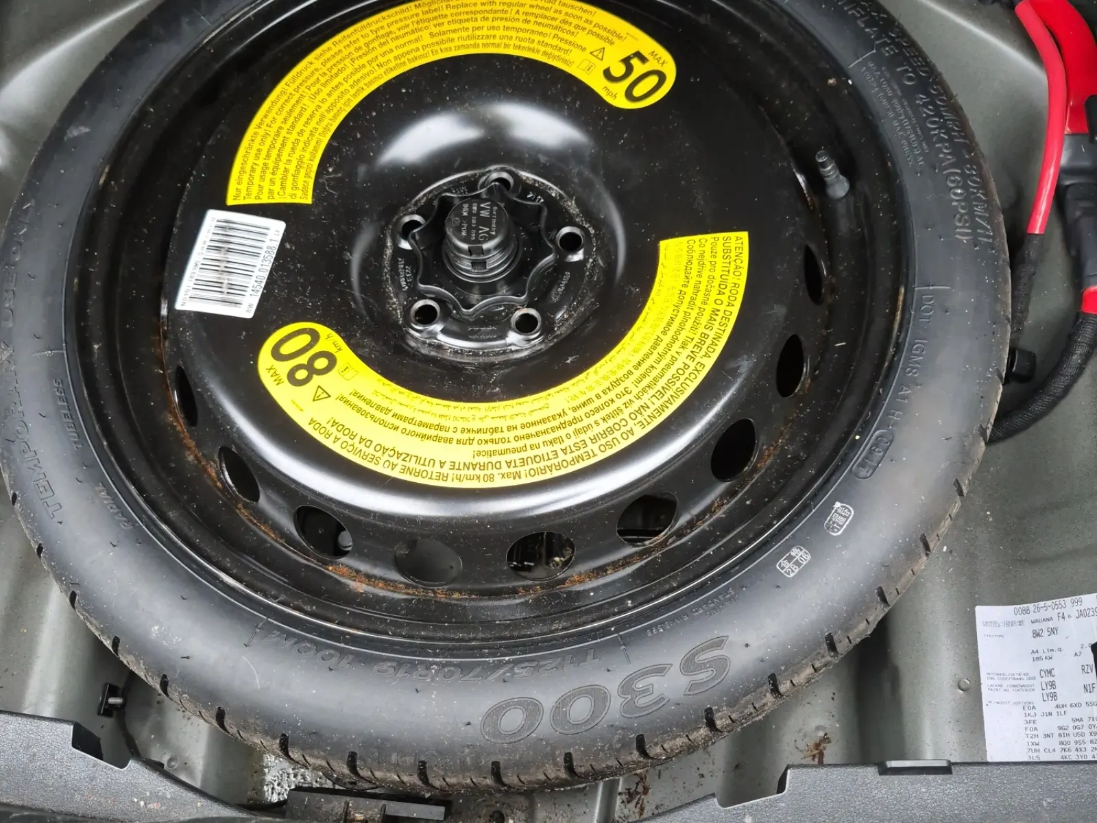 Spare Tire & Wheel Photo