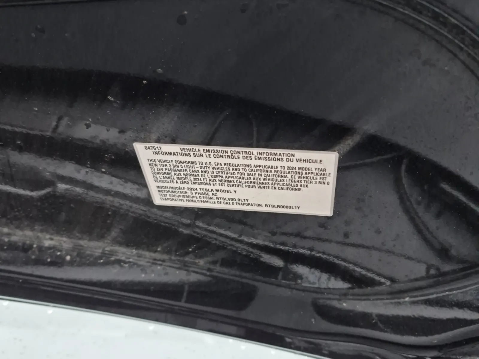 Emission Sticker Photo