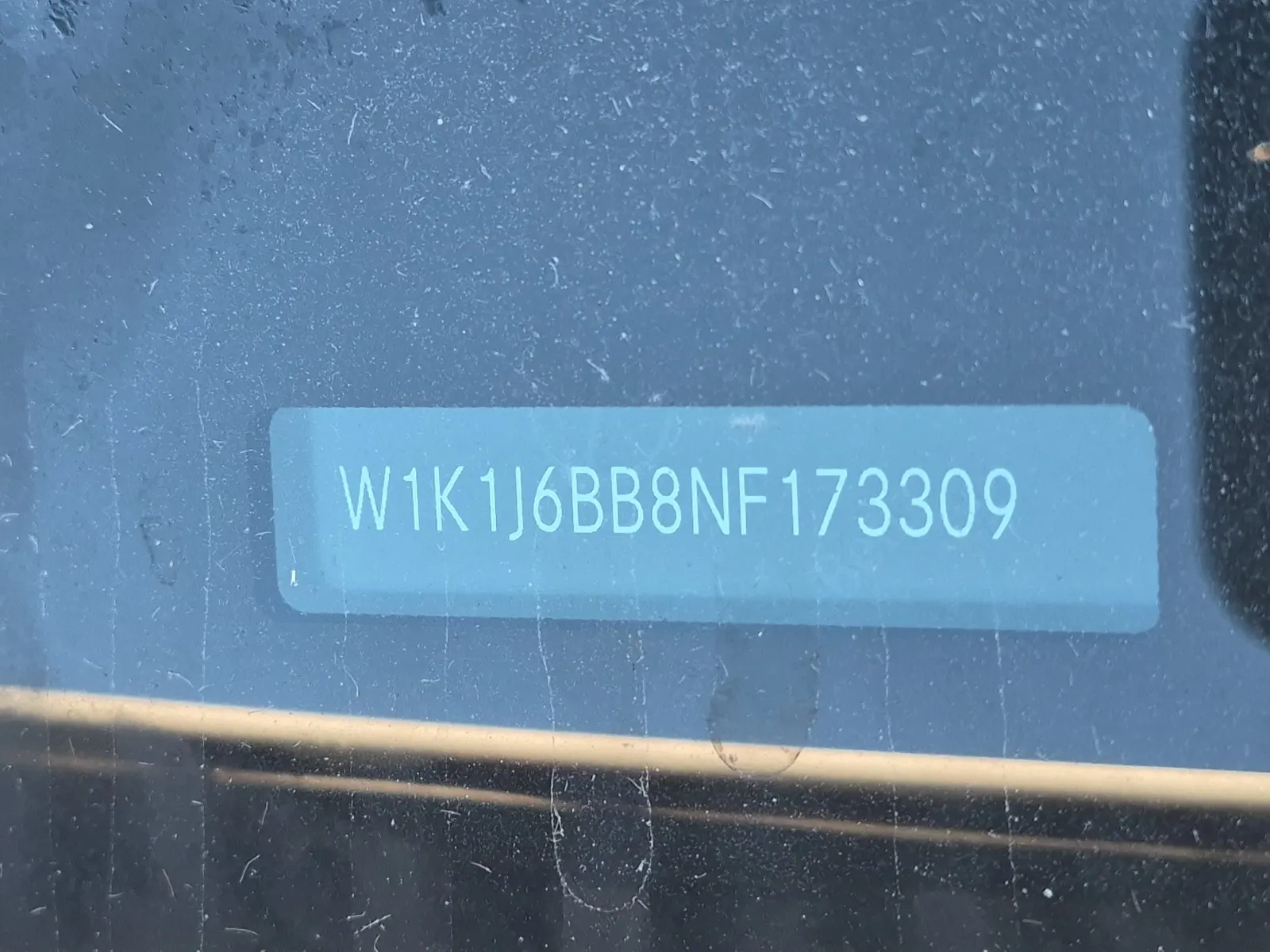 Dash VIN Plate Photo