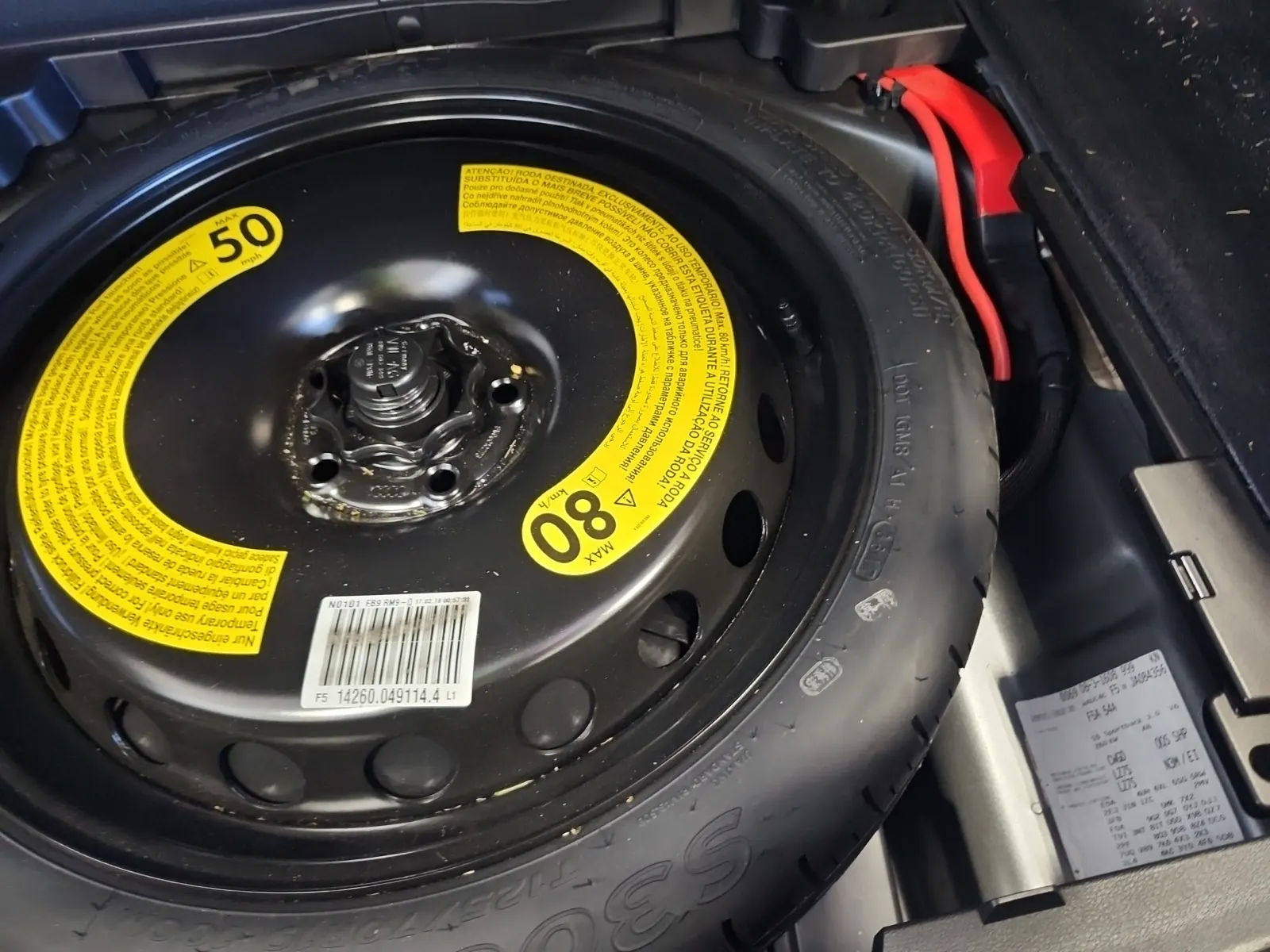Spare Tire & Wheel Photo