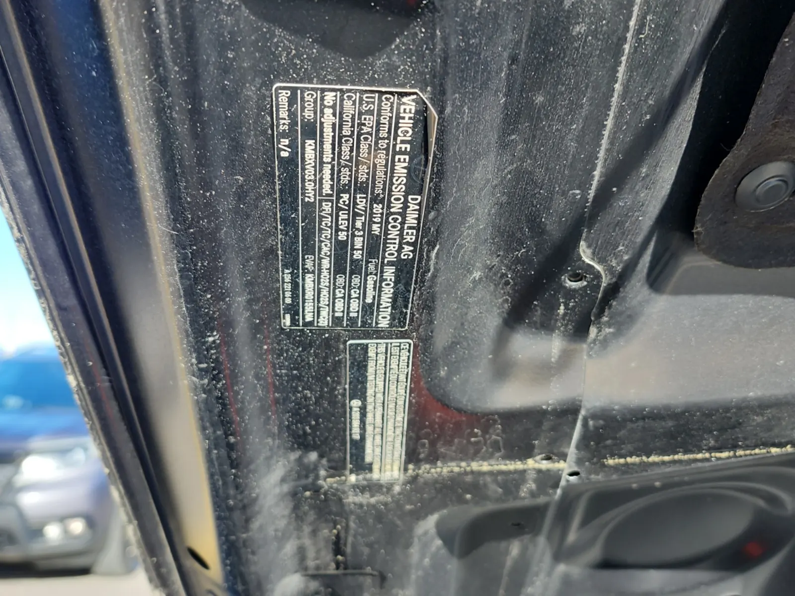 Emission Sticker Photo