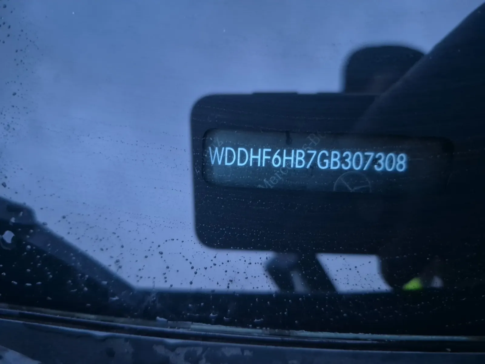 Dash VIN Plate Photo