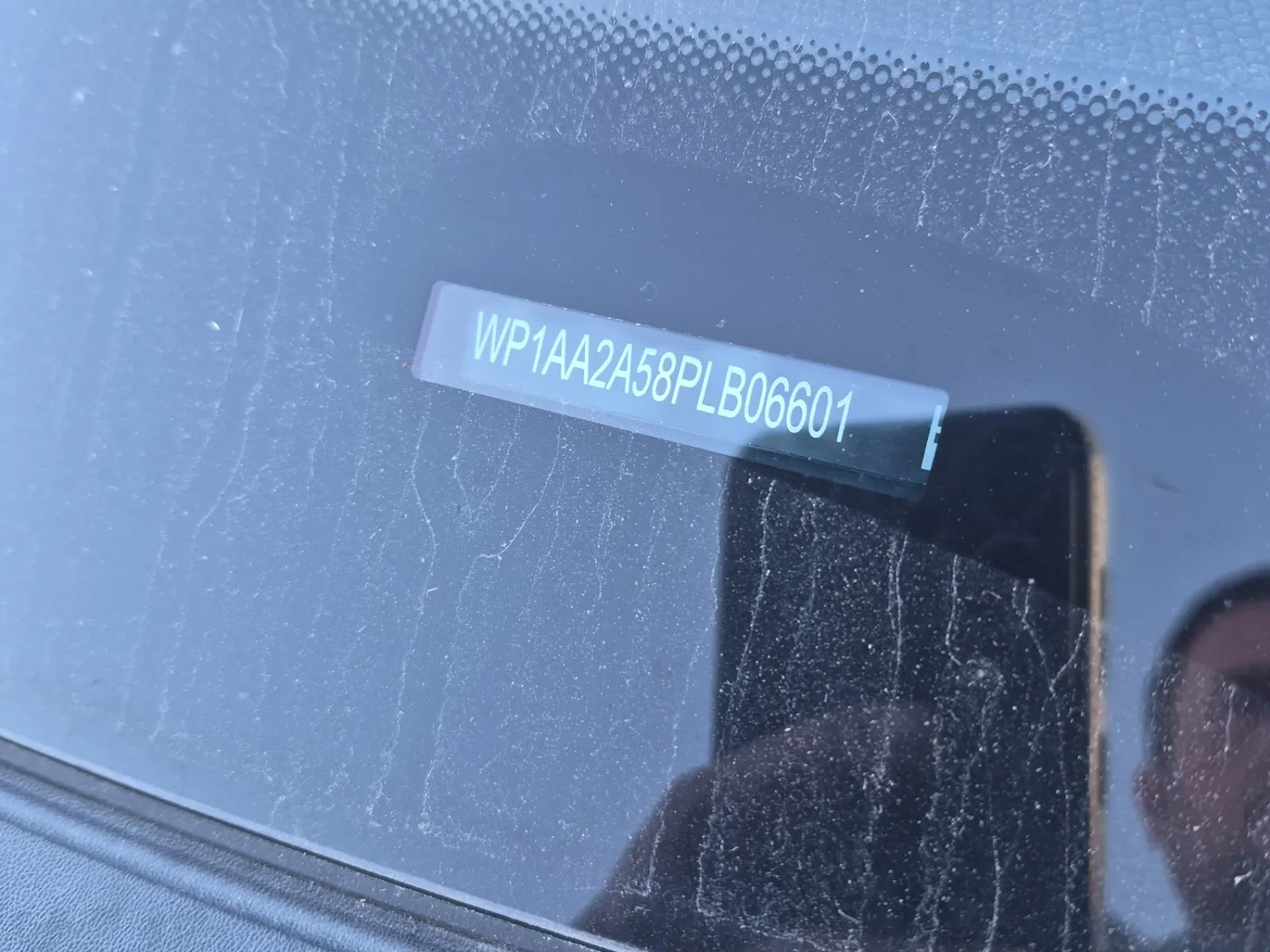 Dash VIN Plate Photo