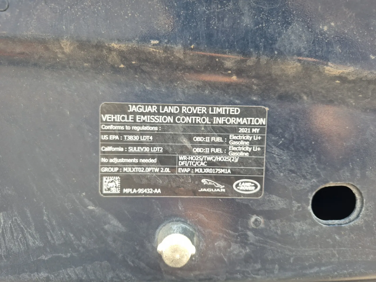 Emission Sticker Photo