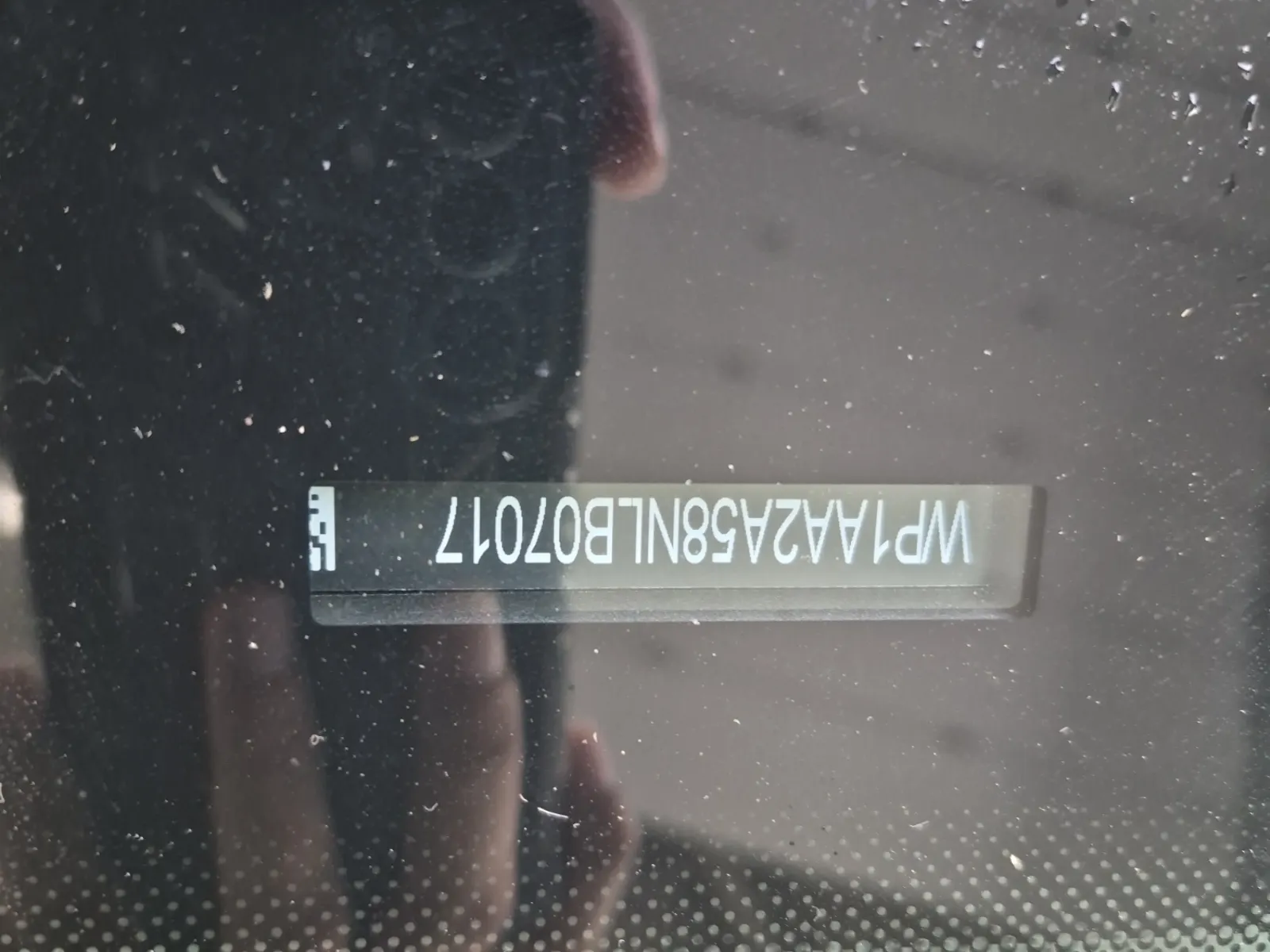 VIN Sticker Photo