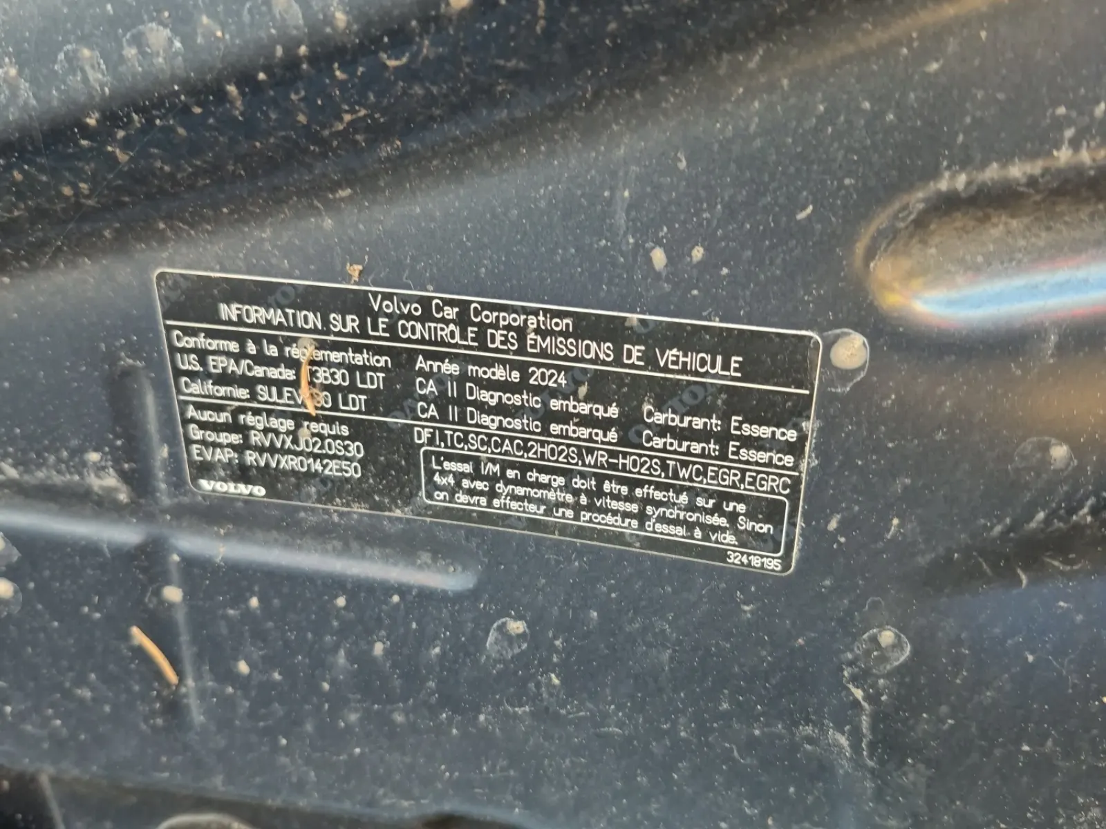 Emission Sticker Photo