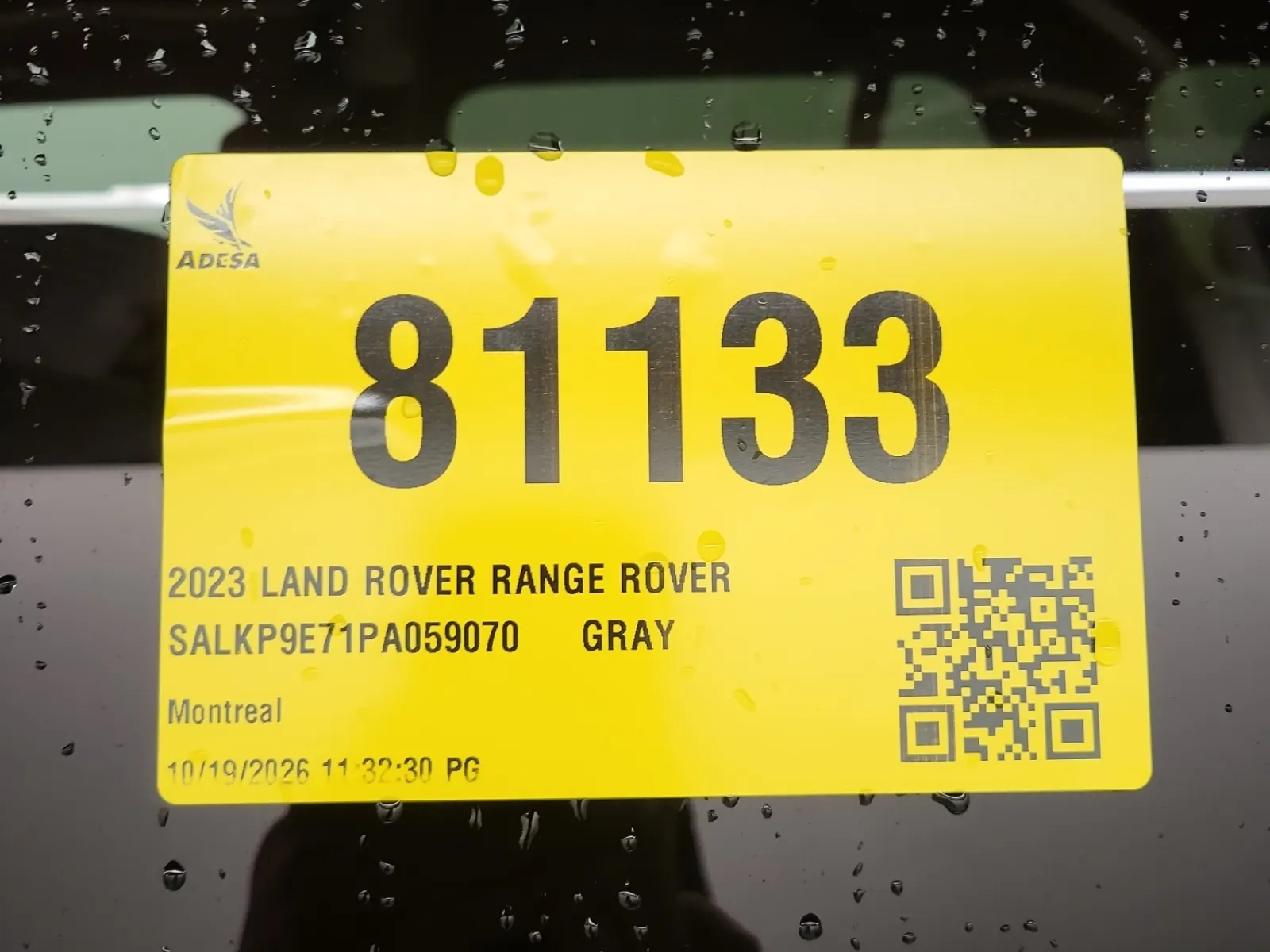 Inventory Label Photo