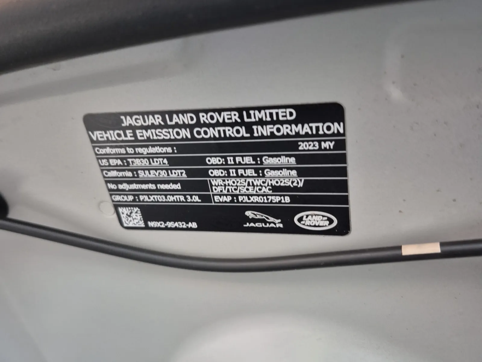 Emission Sticker Photo