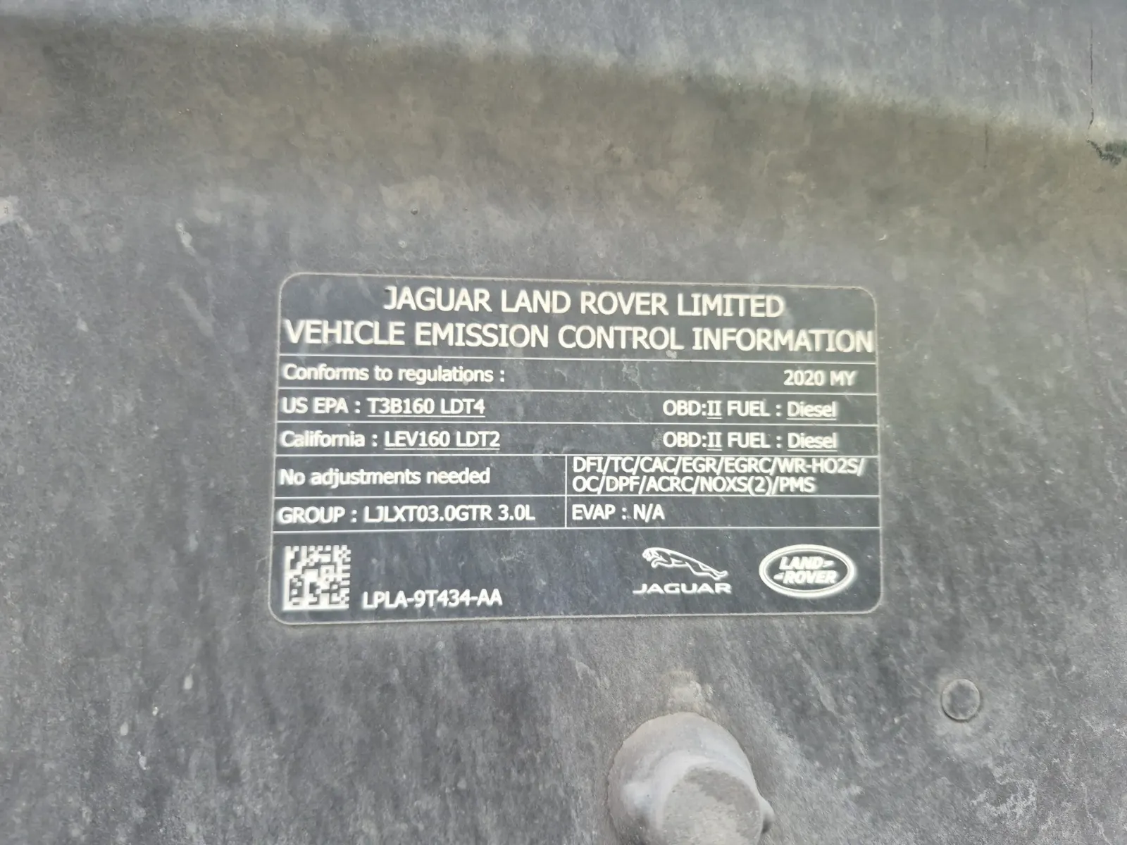 Emission Sticker Photo