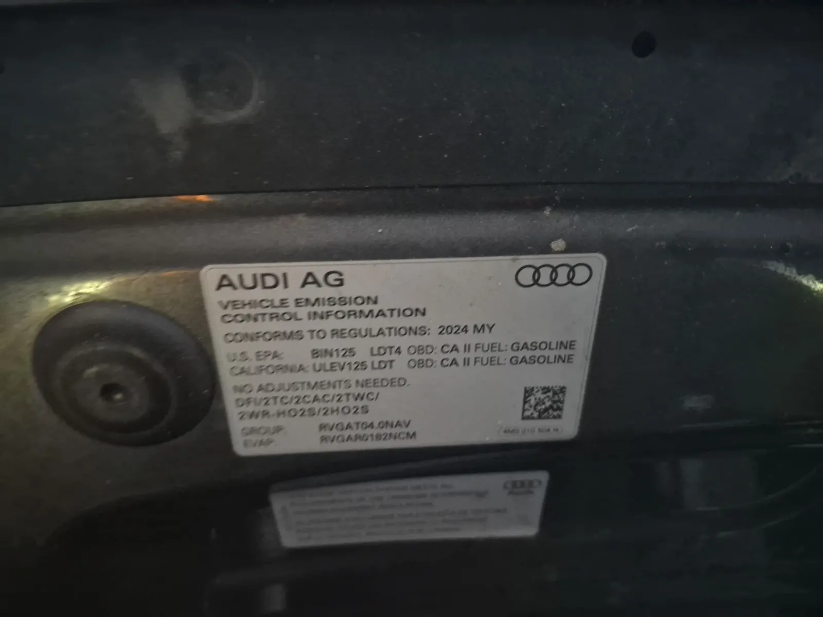 Emission Sticker Photo