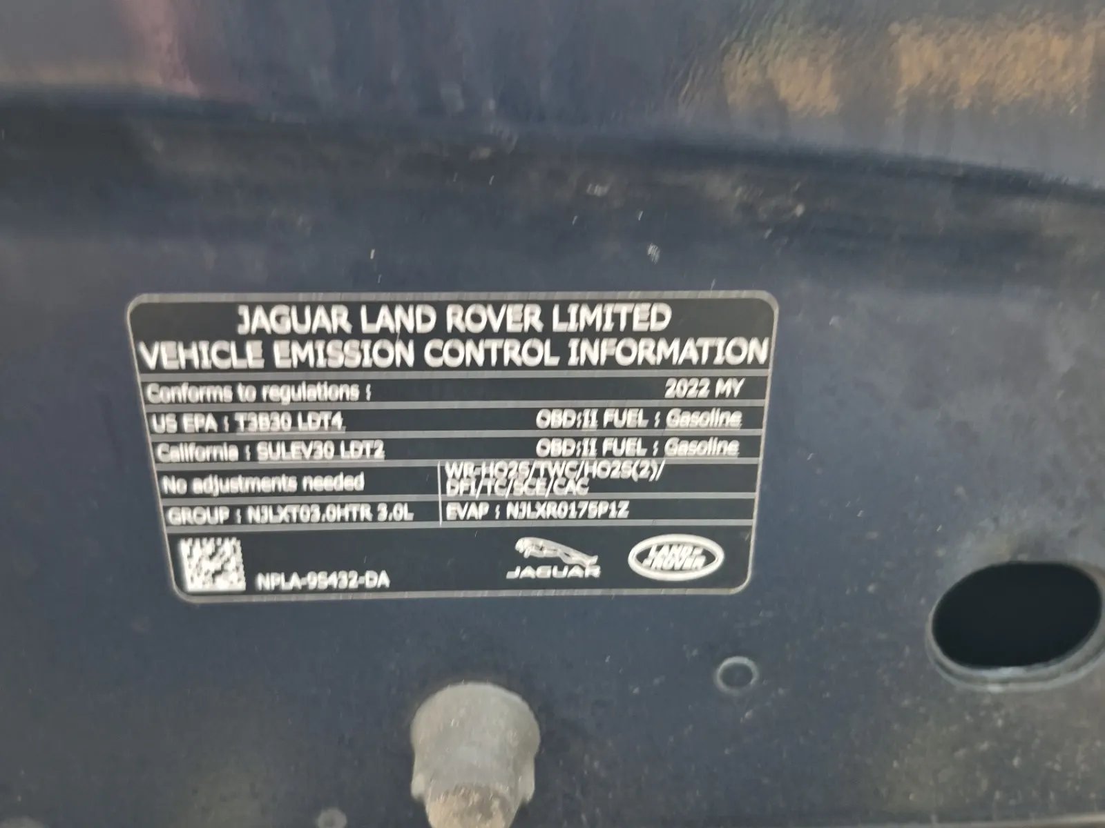 Emission Sticker Photo
