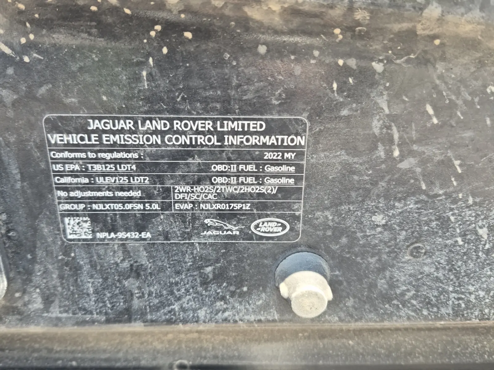 Emission Sticker Photo
