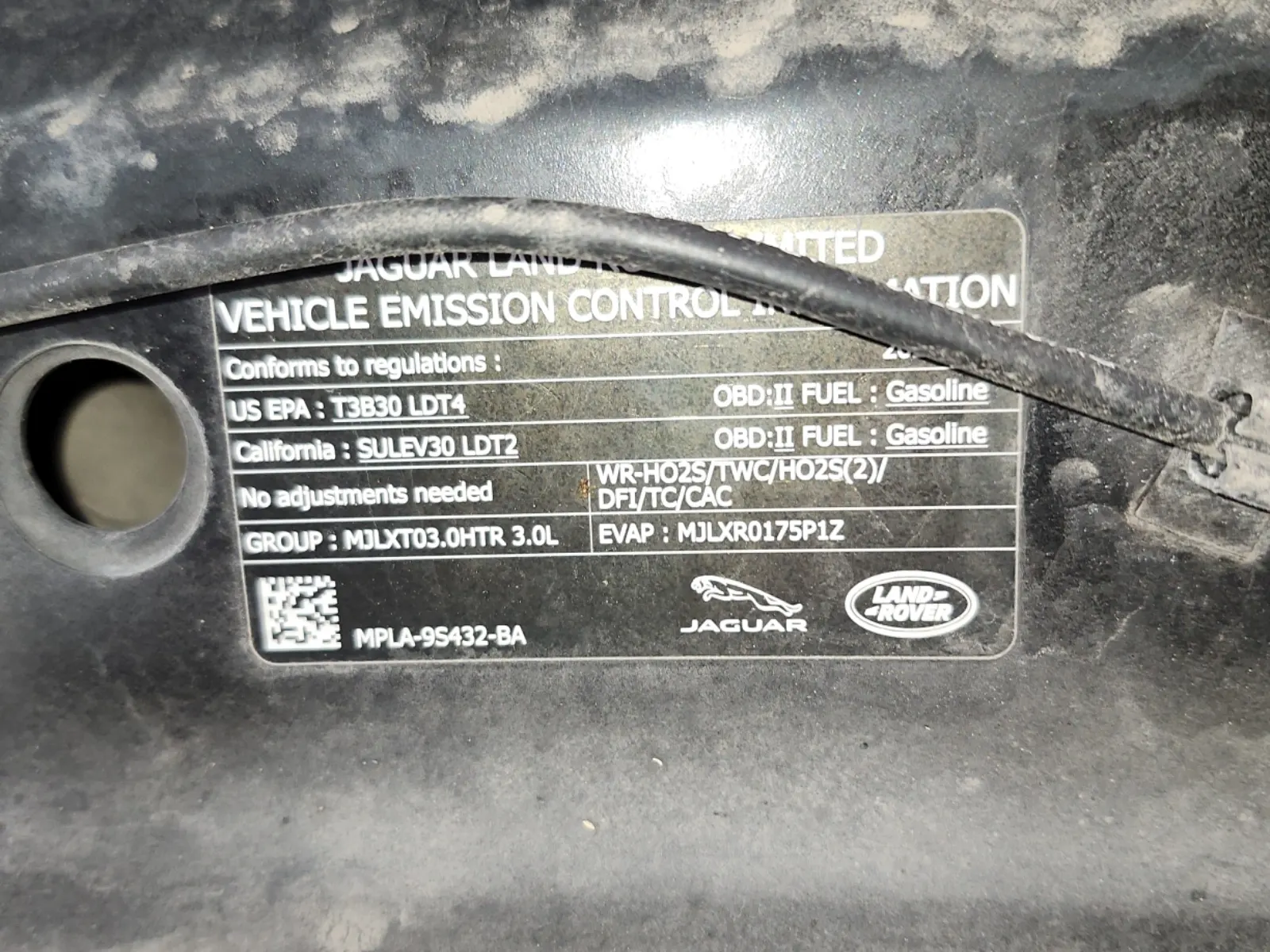 Emission Sticker Photo